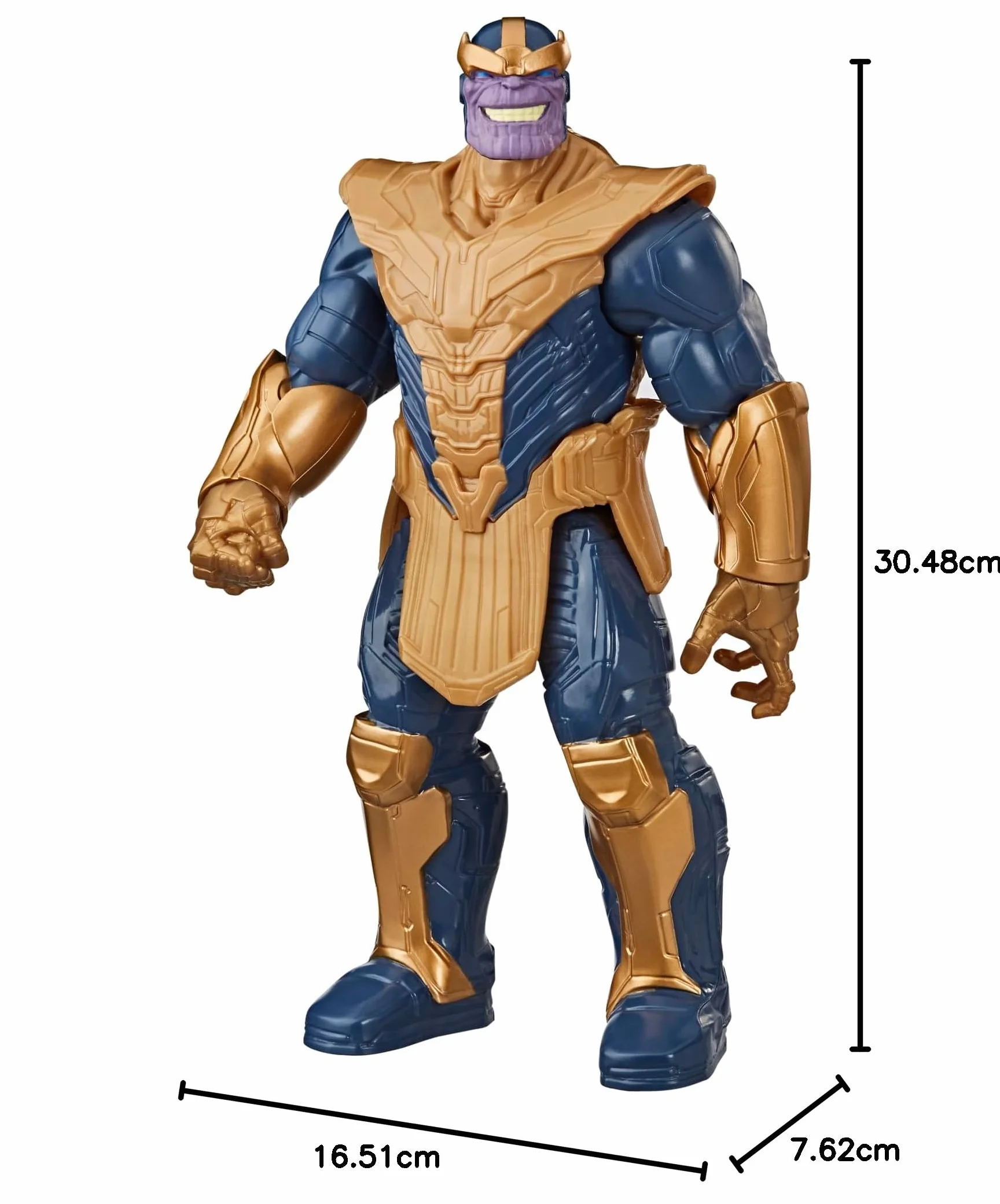 Marvel Avengers Titan Hero Blast Gear Deluxe Figurka Thanosa 30 cm
