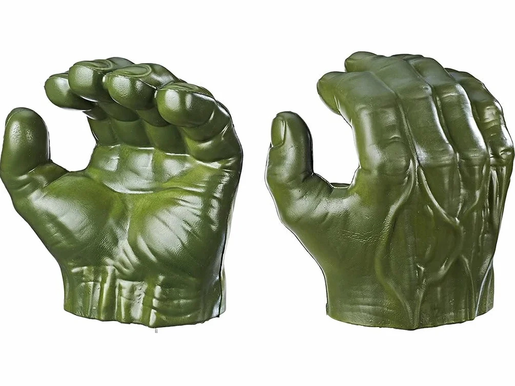 Avengers Marvel Hulk Gamma Grip Fists odgrywanie ról dla dzieci w wieku od 4 lat, 5 x 5 x 5 cm