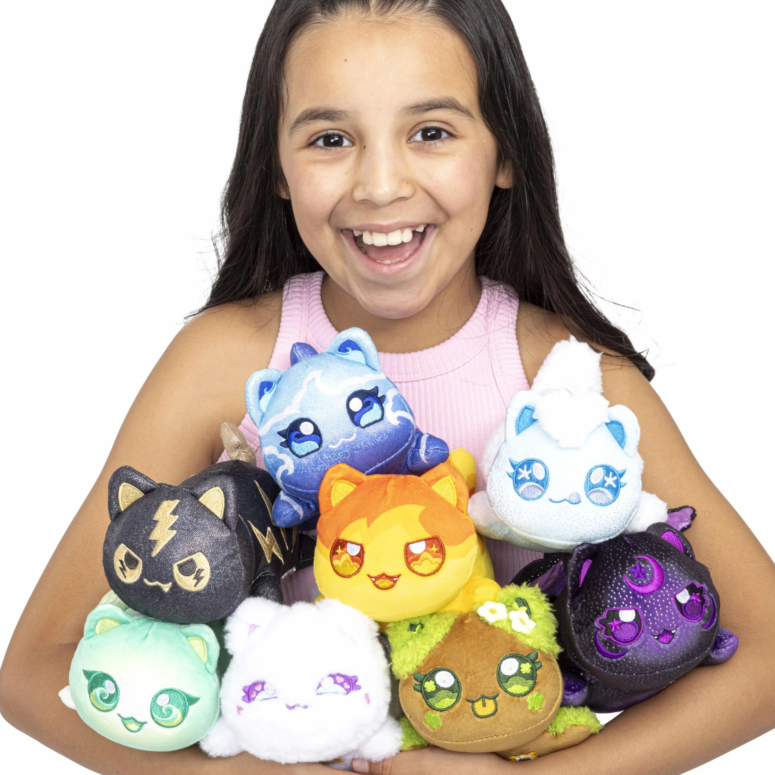 Aphmau MeeMeow Mystery Plush 15.2 cm – seria 8, kanał gier YouTube Minecraft, Blind Box, 1 z 8 możliwych, zabawny element MeeMeows inspirowany Minecraftem, oficjalny produkt