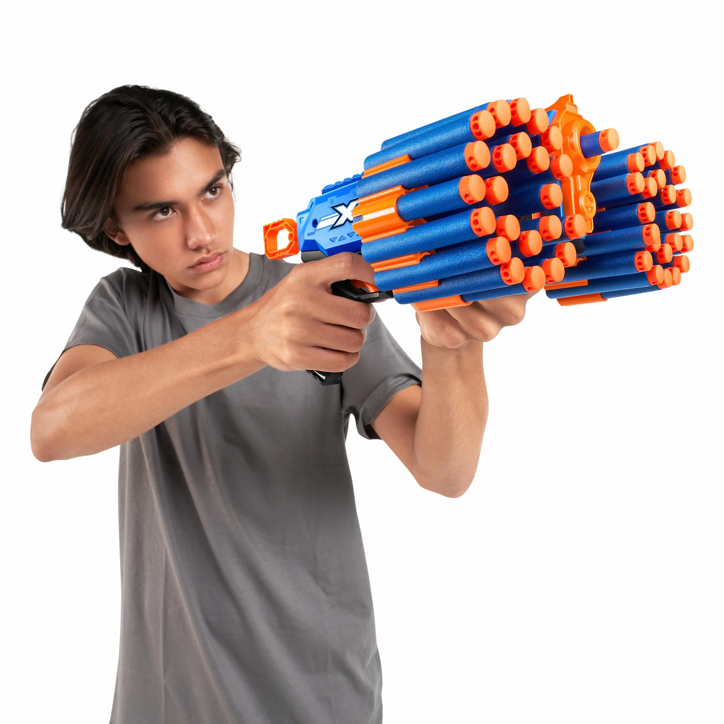XSHOT Insanity Manic Blaster Dual Pack by ZURU with 48 Darts, Air Pocket Technology Darts and Dart Storage, Outdoor Toy for Boys and Girls, Teens and Adults