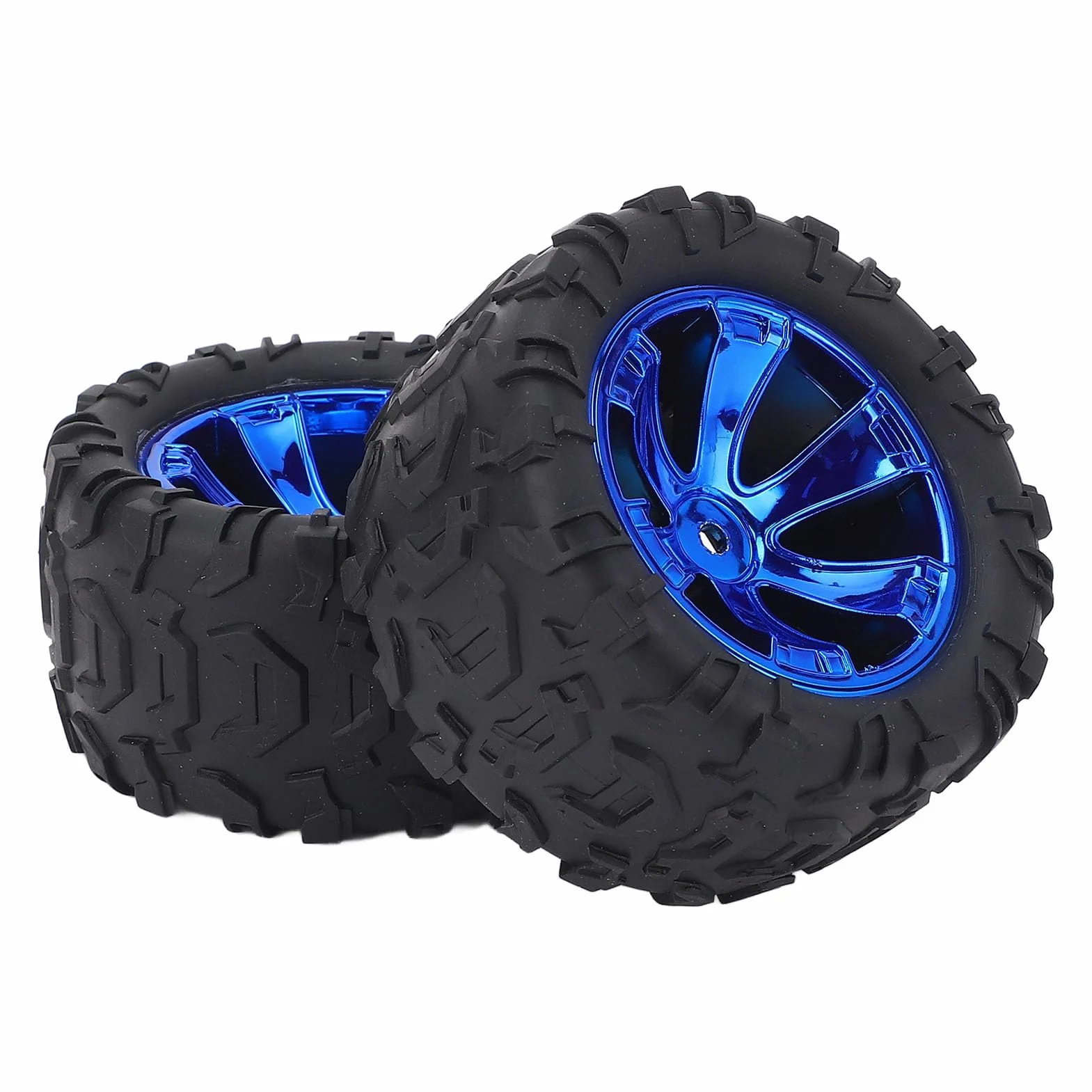 2PCS RC Koło Opony, Gumowe Opony Oponowe Plastikowe Piasty kół Odporne na Zamiennik Opony dla 1:12 RC Car 144018 3000