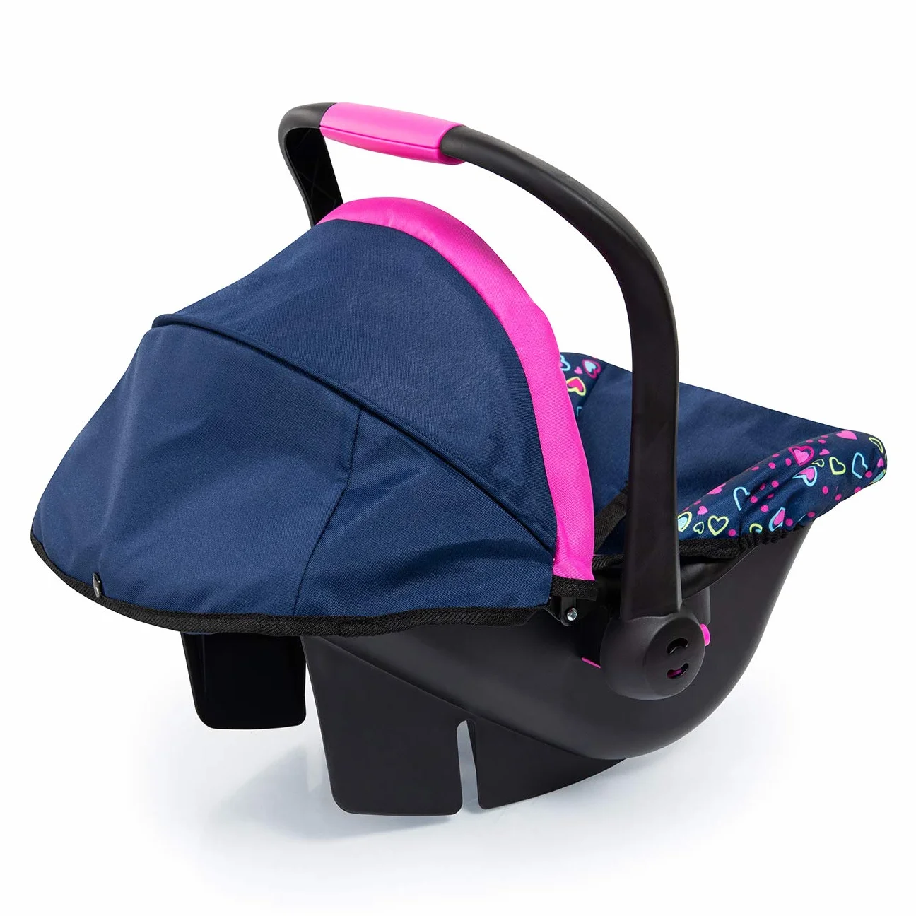 Bayer Design 67917AA fotelik samochodowy dla lalek z daszkiem, pasem bezpieczeństwa, do 46 cm