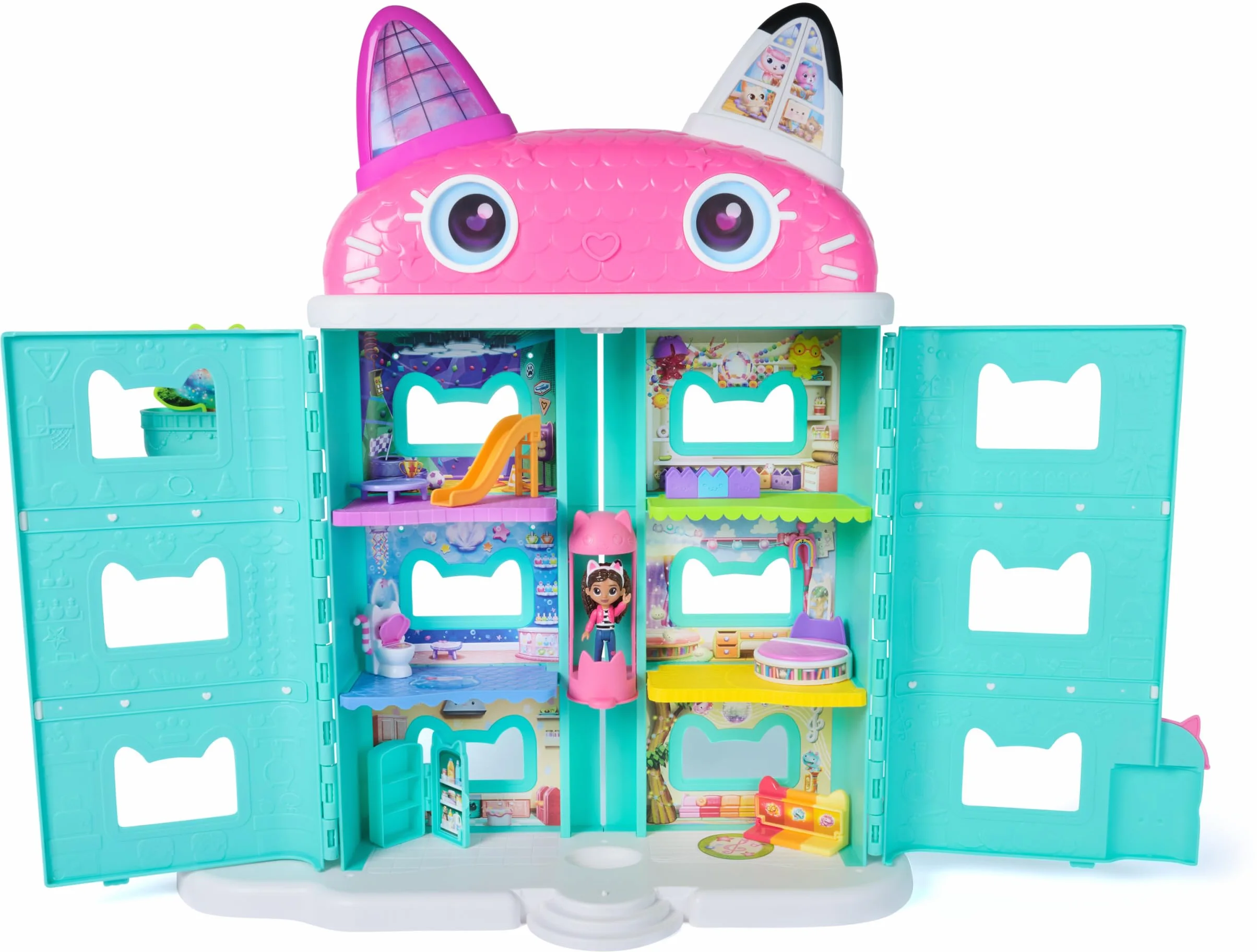 Gabby's Dollhouse Mvie Dollhse NonFture I Playset 6074334 wielokolorowy