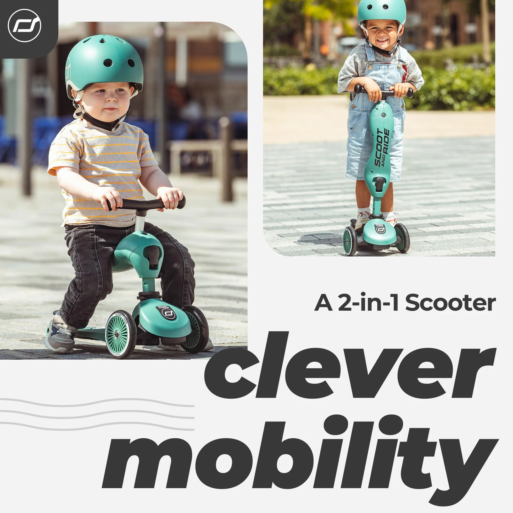 Scoot & Ride - Highwaykick 1 – Forest – hulajnoga z siedziskiem