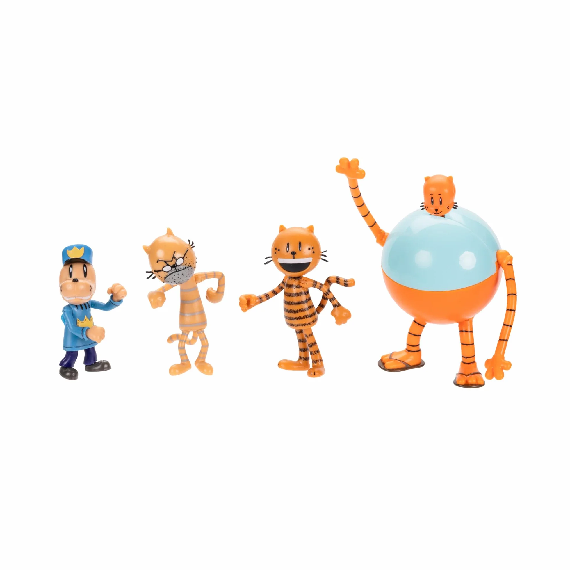 Dog Man Figurki 6,3 cm (2,5") 5-pak wielopak od Jakks Pacific's Wave #2