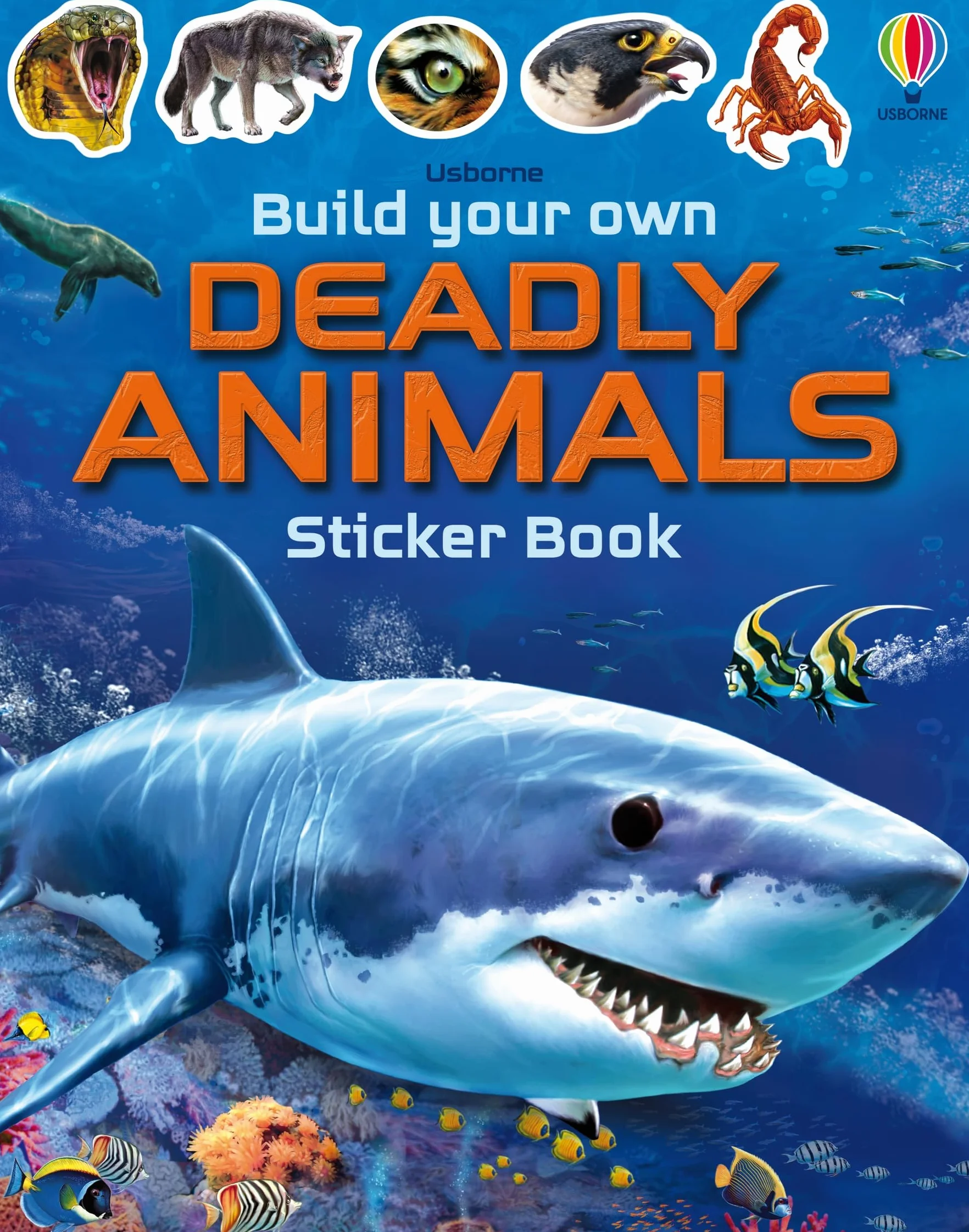 Build Your Own Deadly Animals (Build Your Own Sticker Book): 1