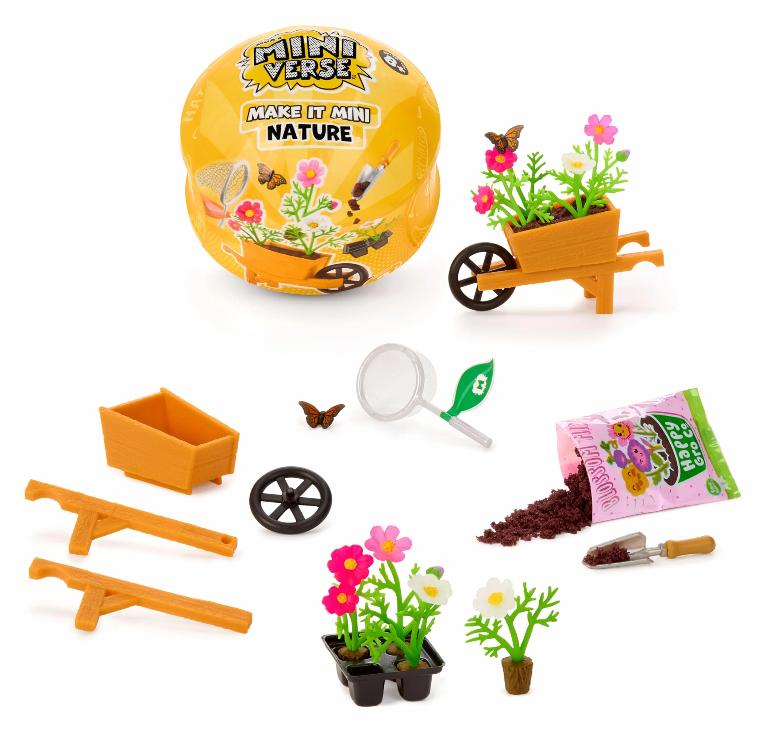 MGA's Miniverse Make It Mini Nature Series 3 - Mini Przedmioty Kolekcjonerskie, Rękodzieło DIY, Repliki Roślin, Zabawkowe Kwiaty, dla Kolekcjonerów i Dzieci w Wieku 8+