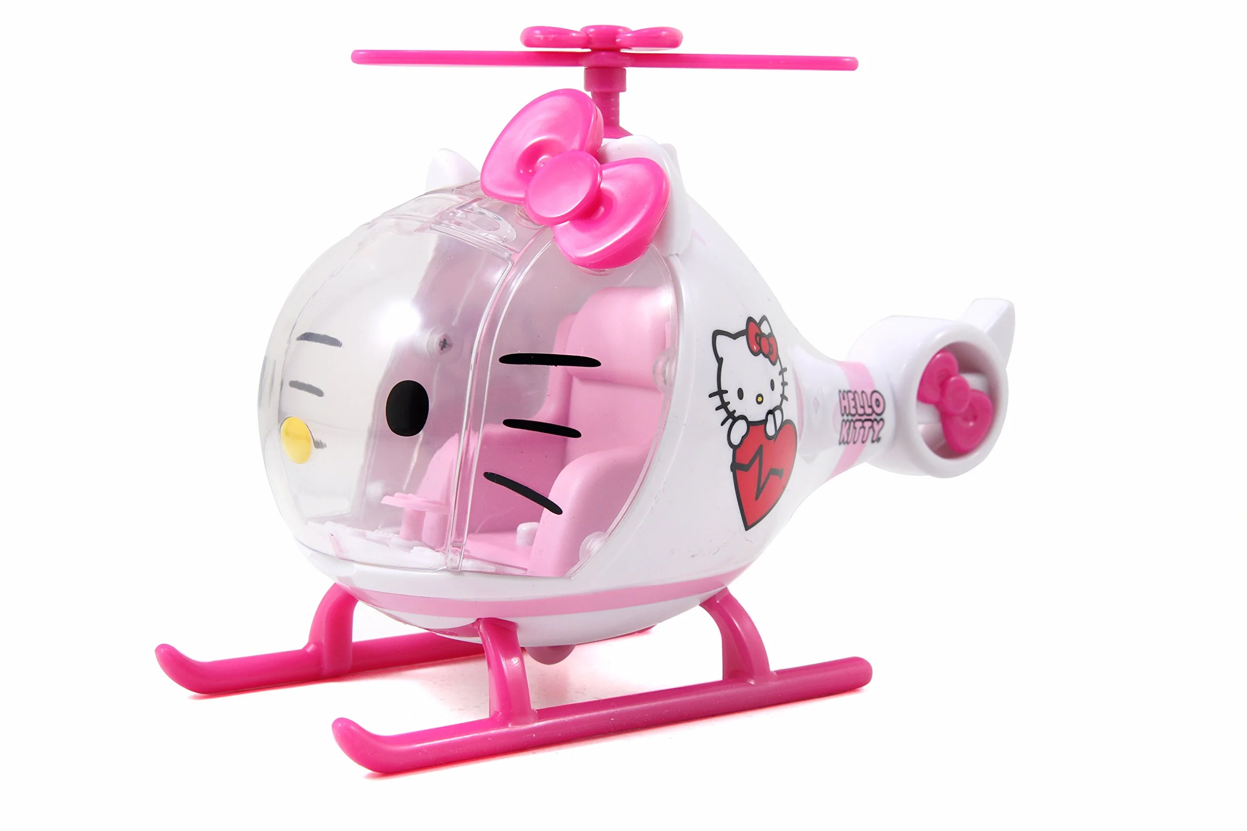 Dickie Toys Helicopter 17,5 cm z figurką Hello-Kitty, przednia szyba do otwierania, odpinany uchwyt, od 3 lat