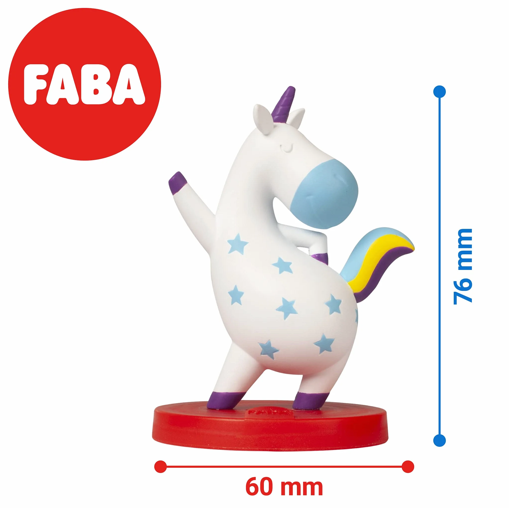 FABA Postać dźwiękowa Baby Party - Piosenki - Zabawka, Zawartość edukacyjna, wersja włoska, dzieci w wieku 0+ lat