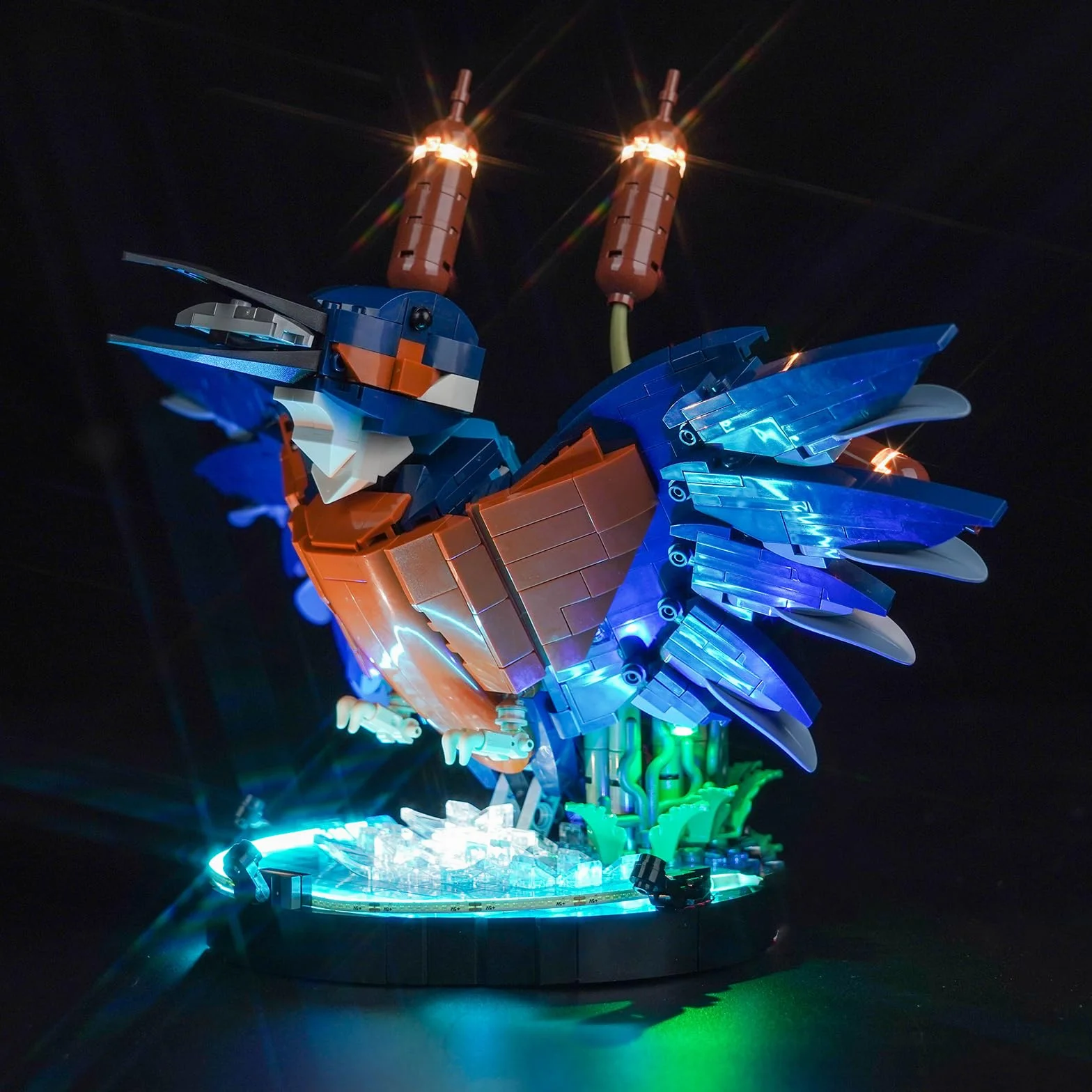 BrickBling Zestaw świateł LED do Lego 10331 Kingfisher Bird (bez Lego), zestaw oświetlenia dekoracyjnego dla Lego Kingfisher Bird, kreatywne zabawki