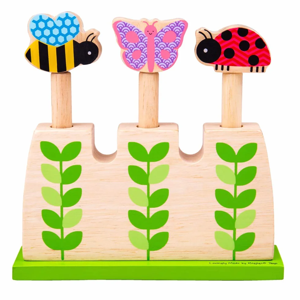 Bigjigs Toys Wooden Garden Pop Up Game