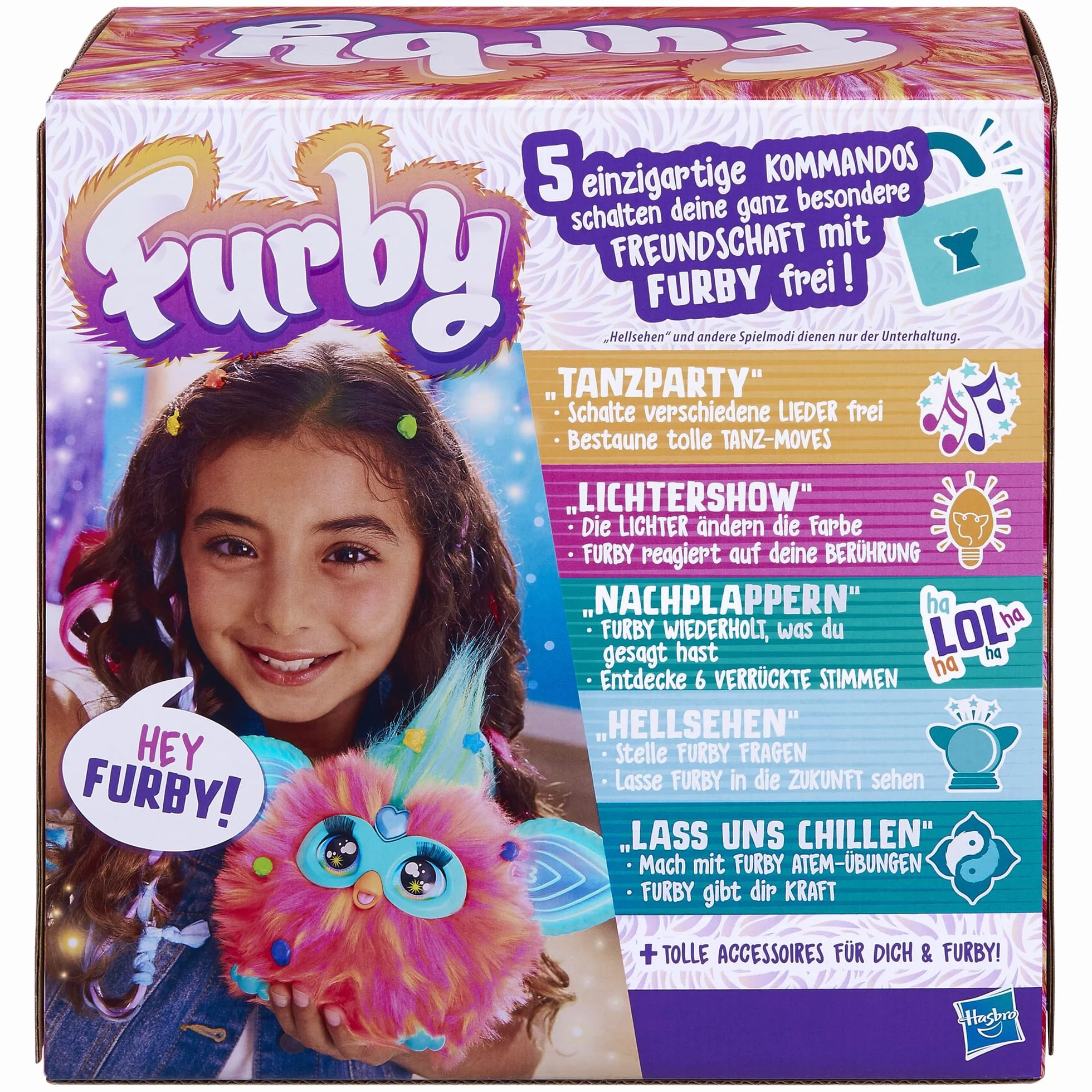 Hasbro Furby Zabawka interaktywna (pomarańczowa) - wersja niemiecka
