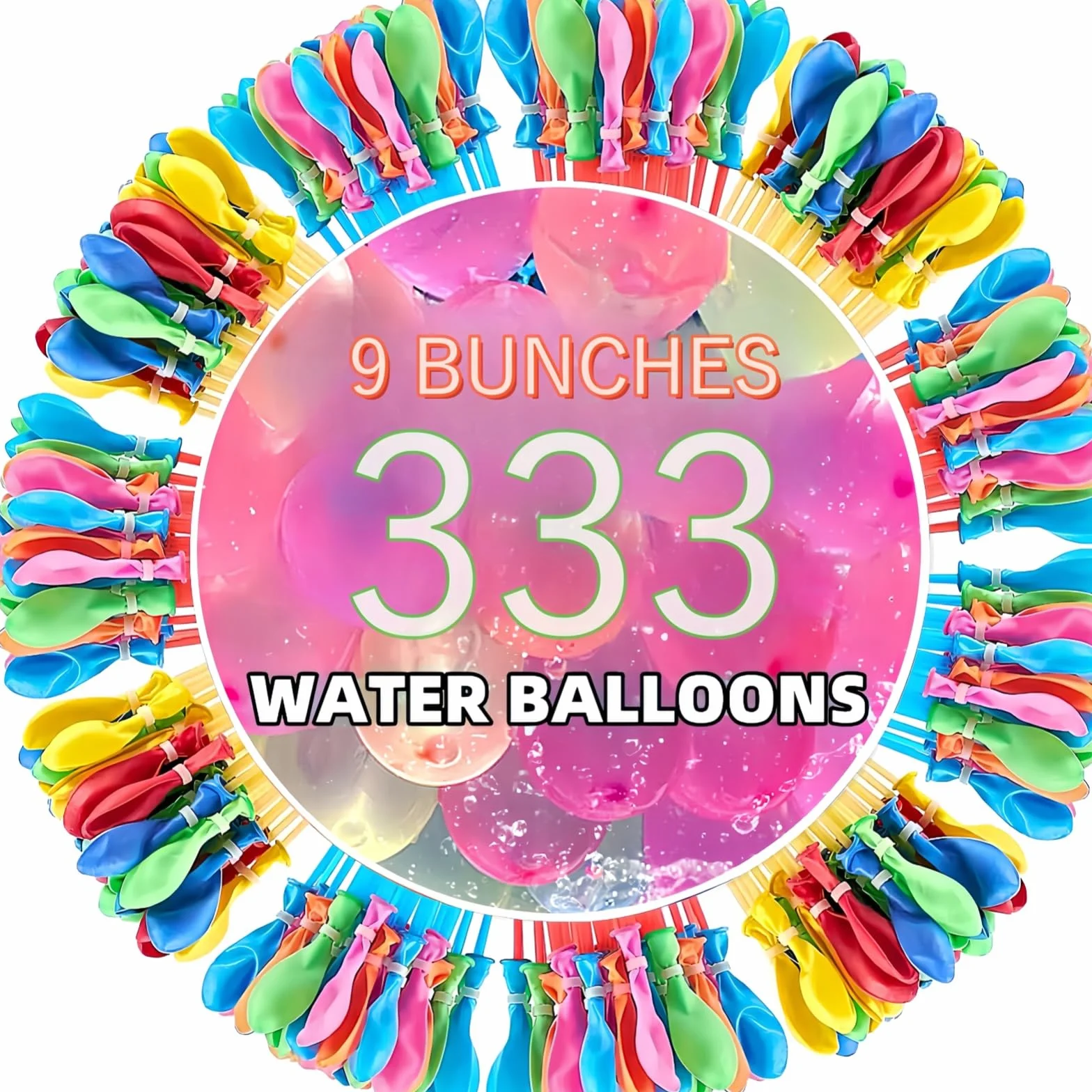 333 samozamykające się bomby wodne, dmuchane balony dla dzieci, zabawy wodne, letnie imprezy na świeżym powietrzu