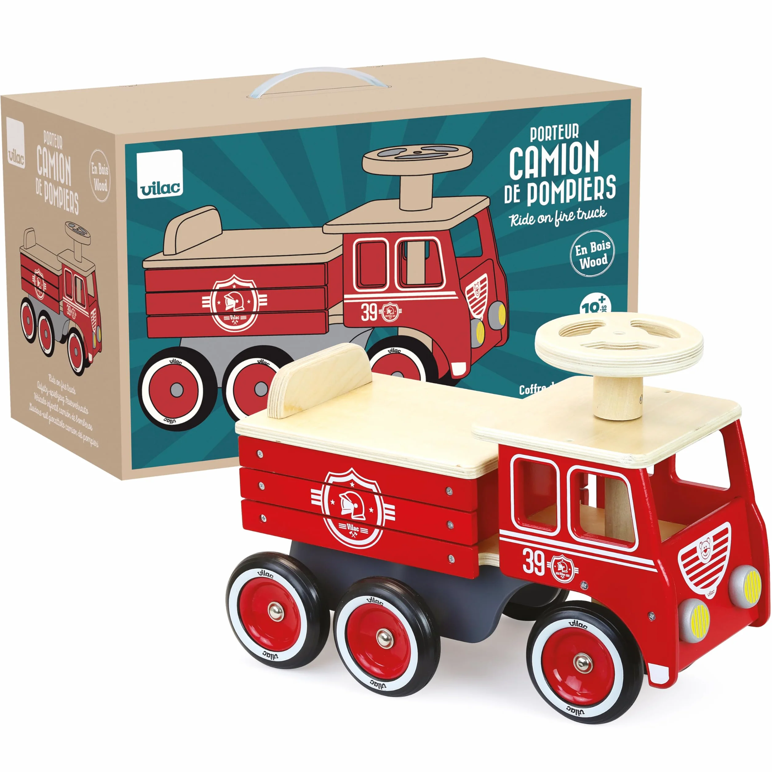 VILAC - Ride on Firetruck (1126R)