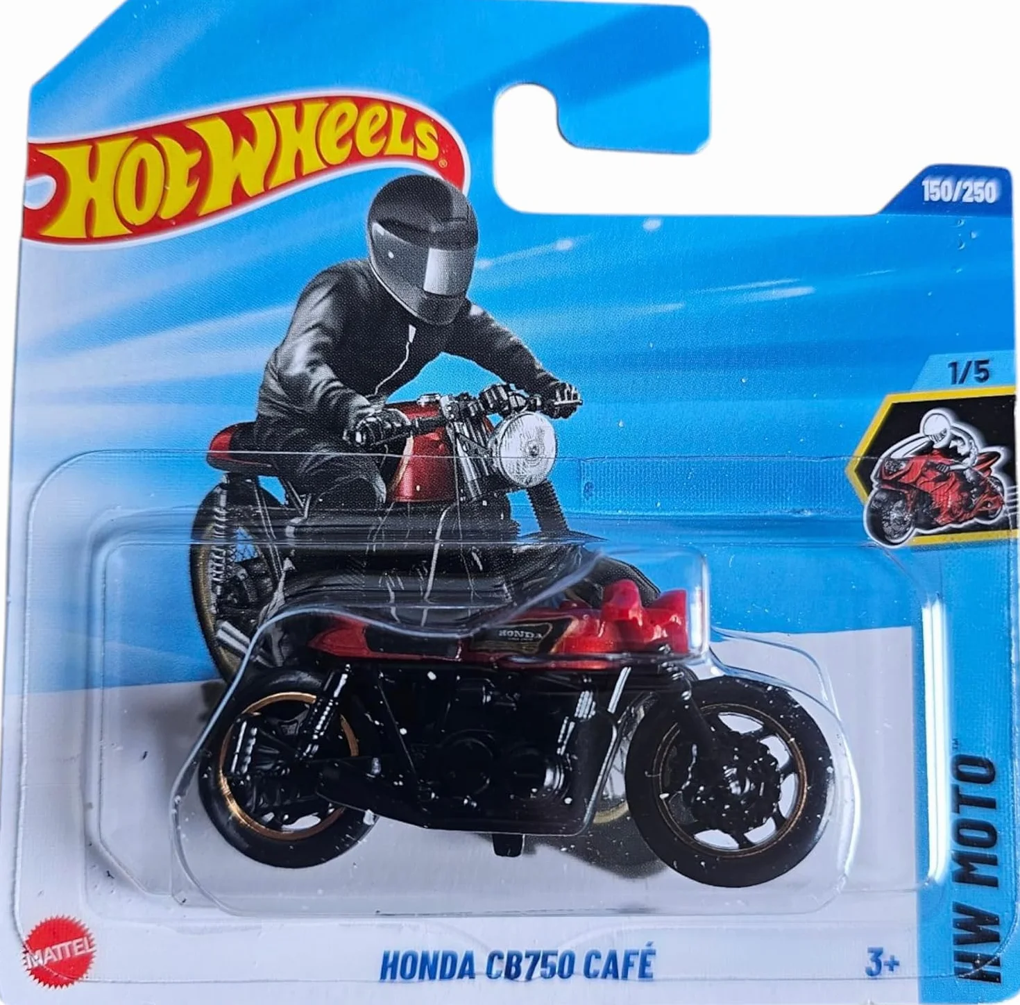 Hot Wheels - Honda CB750 Café - HW Moto 1/5 - HYY85 - Short Card - Motocykl - Mattel 2025-1:64