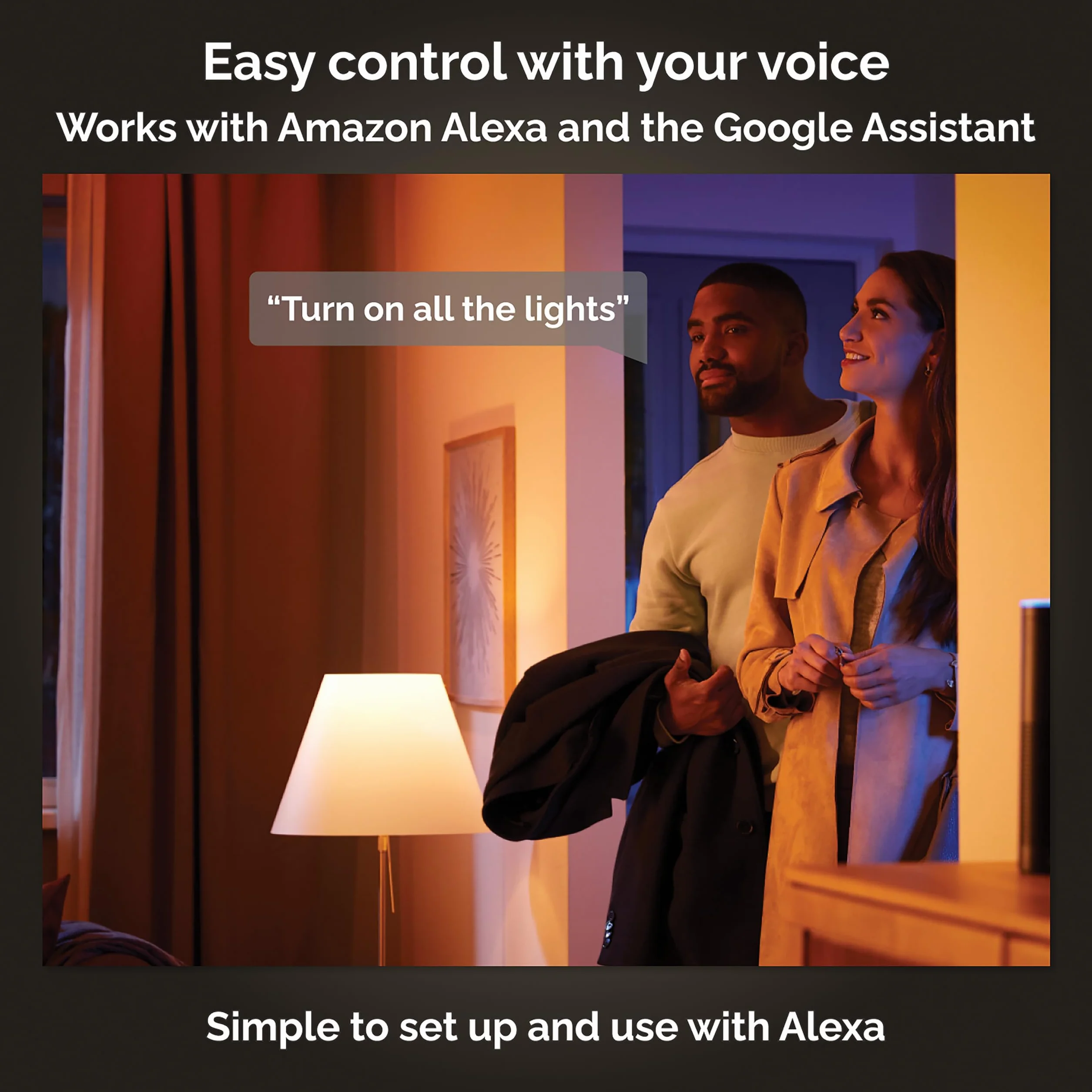 Philips Hue Ceiling Light, Black