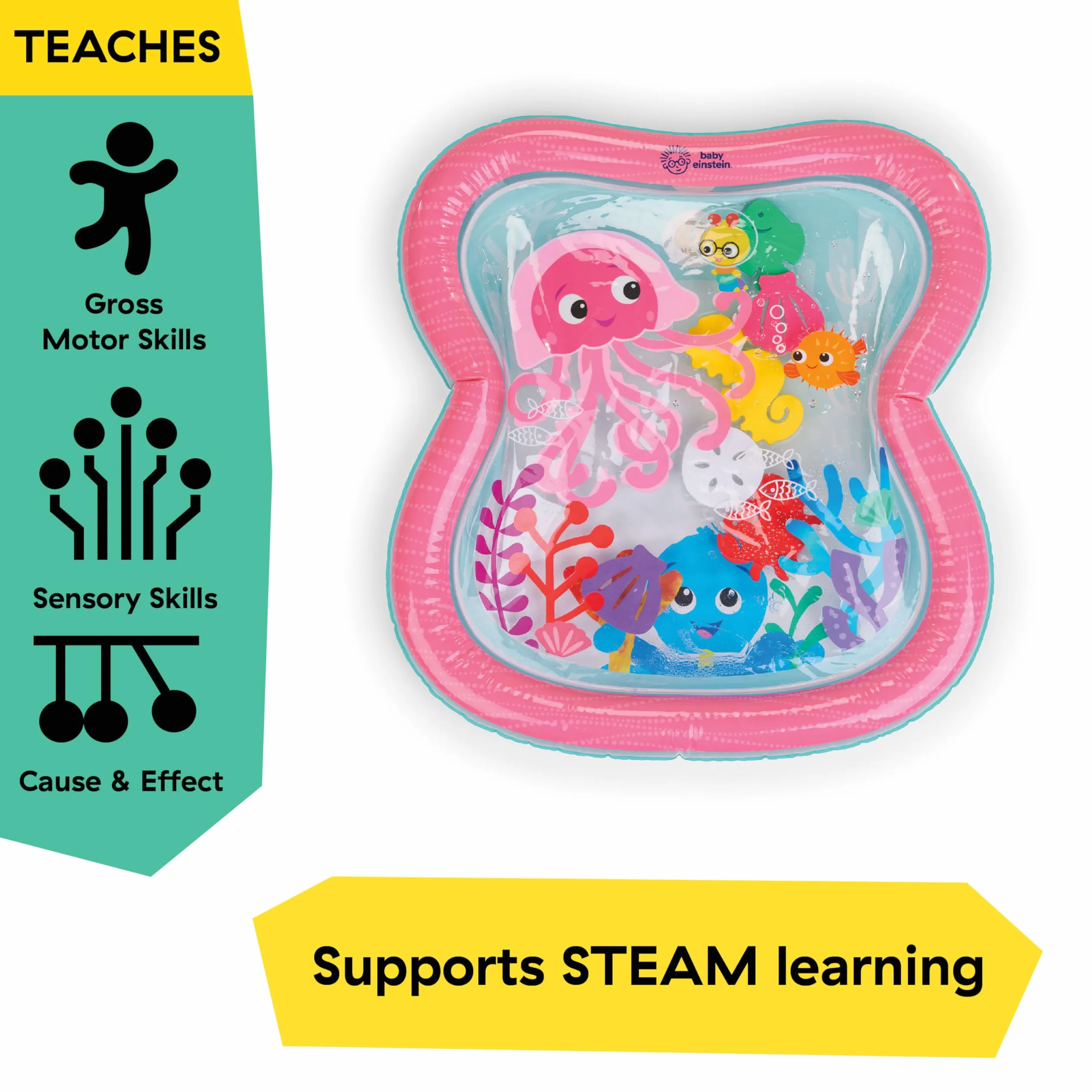 Baby Einstein Ocean Explorers Jiggling Janet mata wodna multisensoryczna 0-36 miesięcy