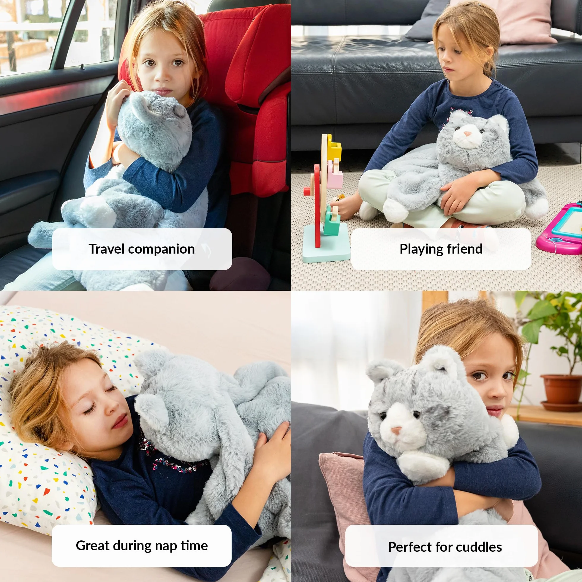 Obciążnik Dla Dzieci 2 kg Sensoryczny Kot Na Kolana Autyzm ADHD
