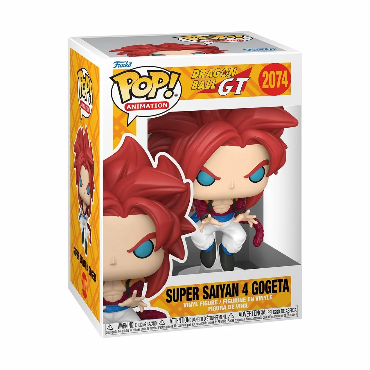 Funko Pop! Animacja: Dragon Ball GT - S Gogeta - 1/6 szansy na wariant pościgu - świeci w ciemności - Figurka kolekcjonerska winylowa - pomysł na prezent - oficjalny towar - Anime Fans