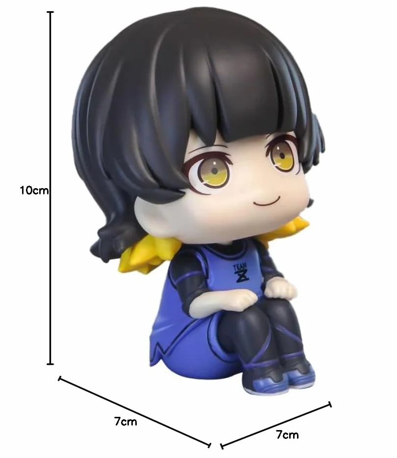 Niebieskie figurki z zamkiem, Isagi Yoichi figurka anime statuetki PCW Bachira Meguru Anime figurka akcji 10 cm