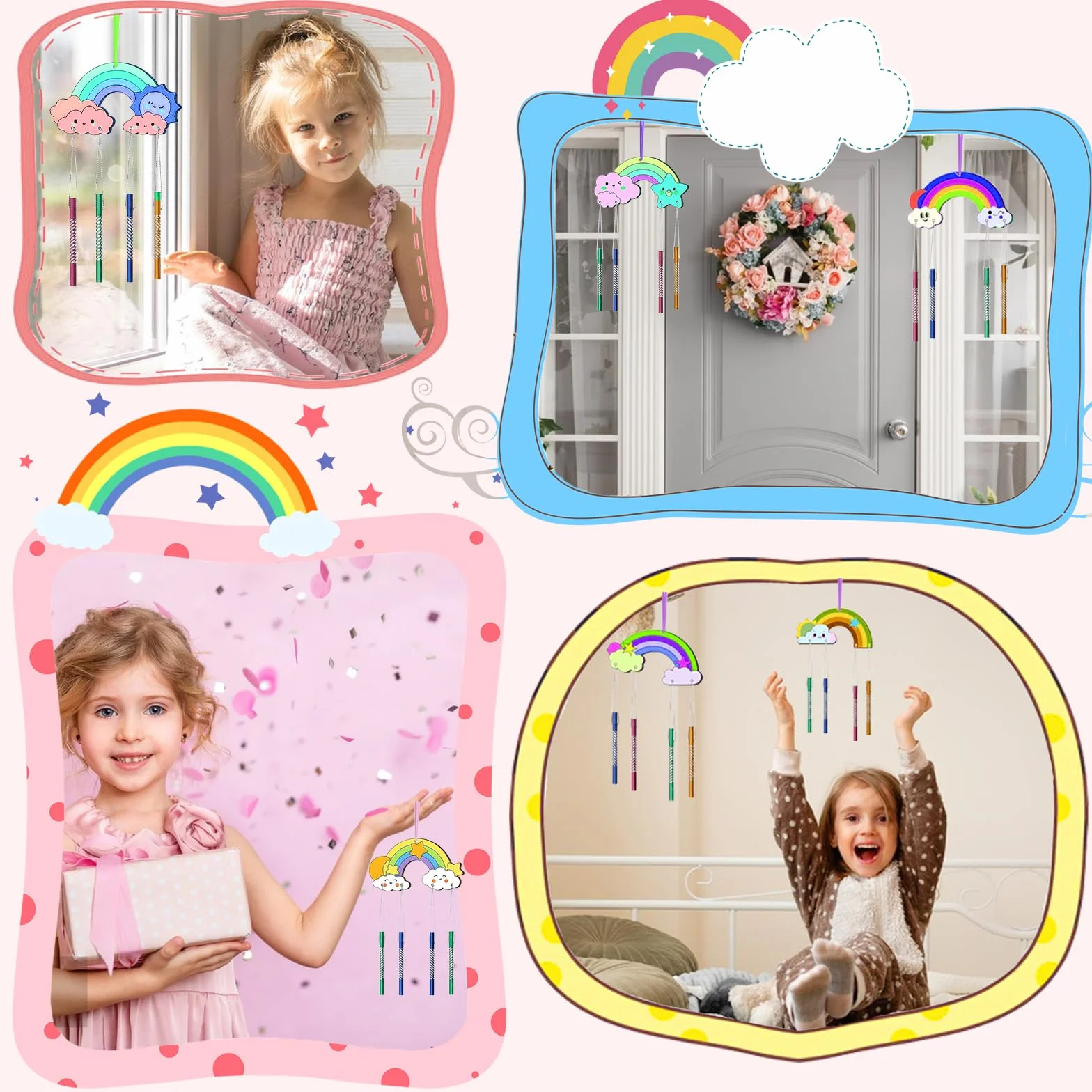 Zestaw 12 Rainbow Carillion Wiatr dla dzieci