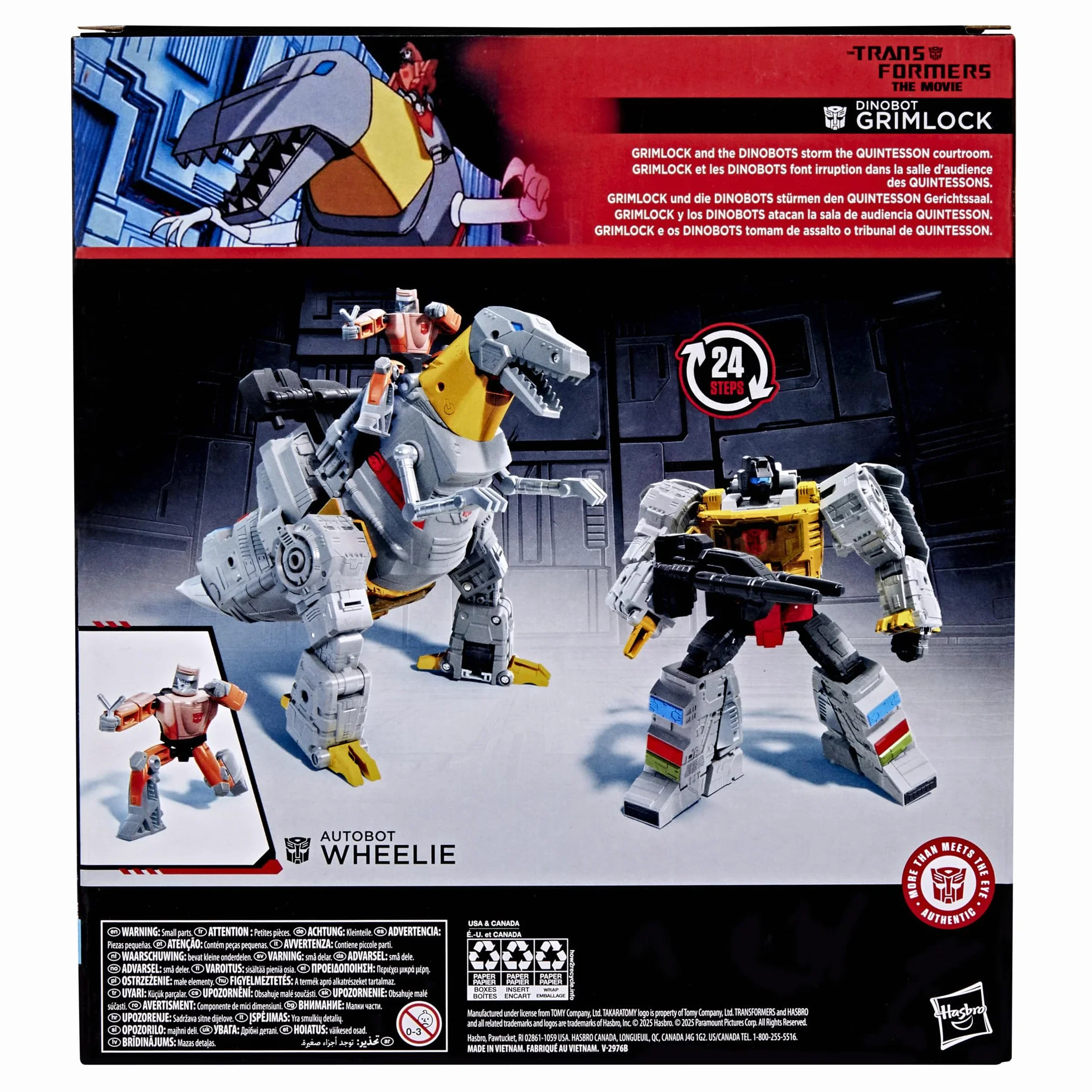 Figurka Dinobota Grimlocka z kolekcji Transformers Studio Series z filmu "The Transformers: The Movie"