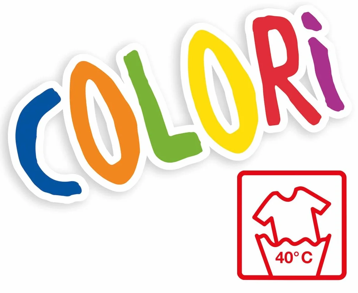 EBERHARD FABER 551150 - Zestaw flamastrów Colori, 50 kredek do kolorowania z cienką końcówką, zmywalne flamastry