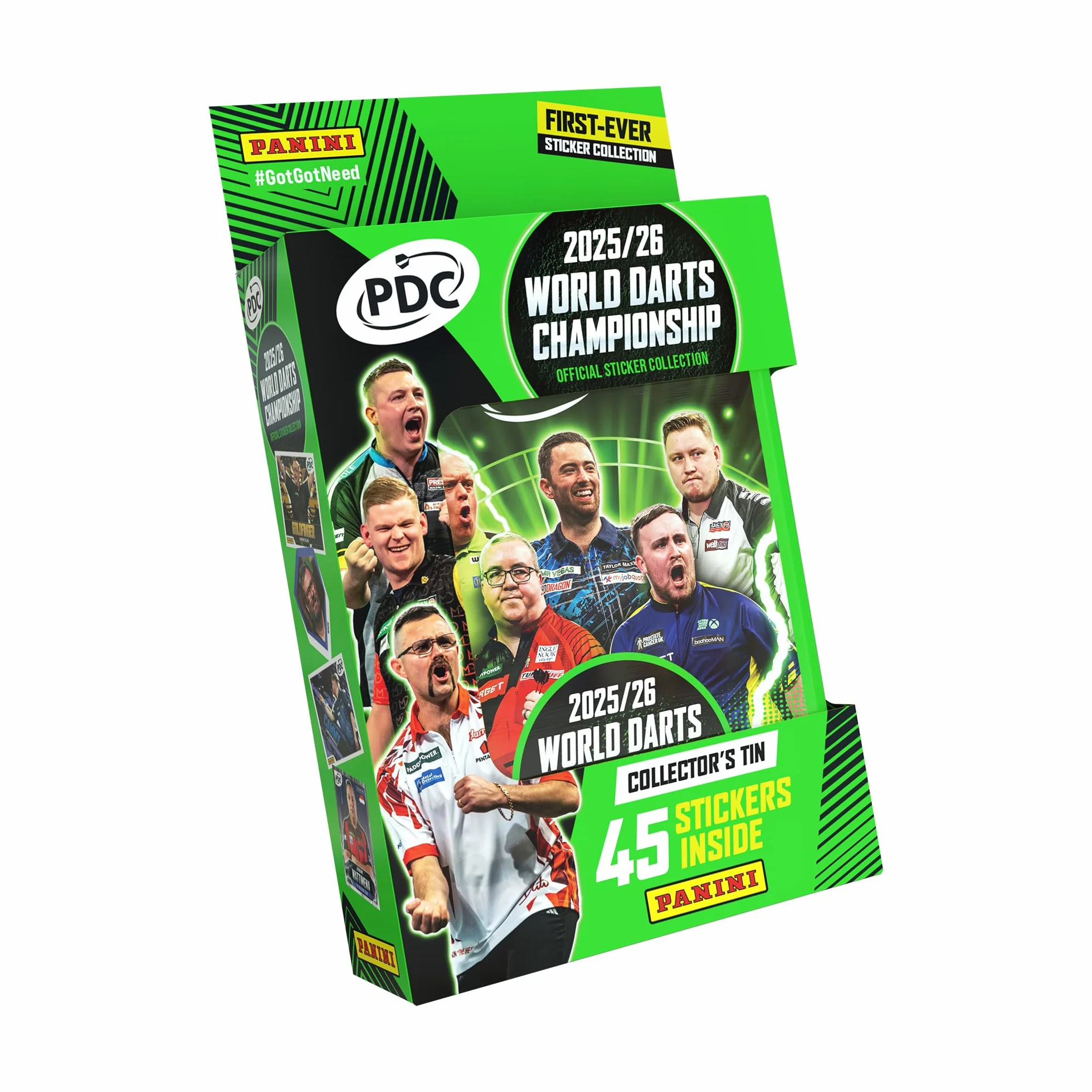 World Darts Championship Kolekcja naklejek puszka kieszonkowa