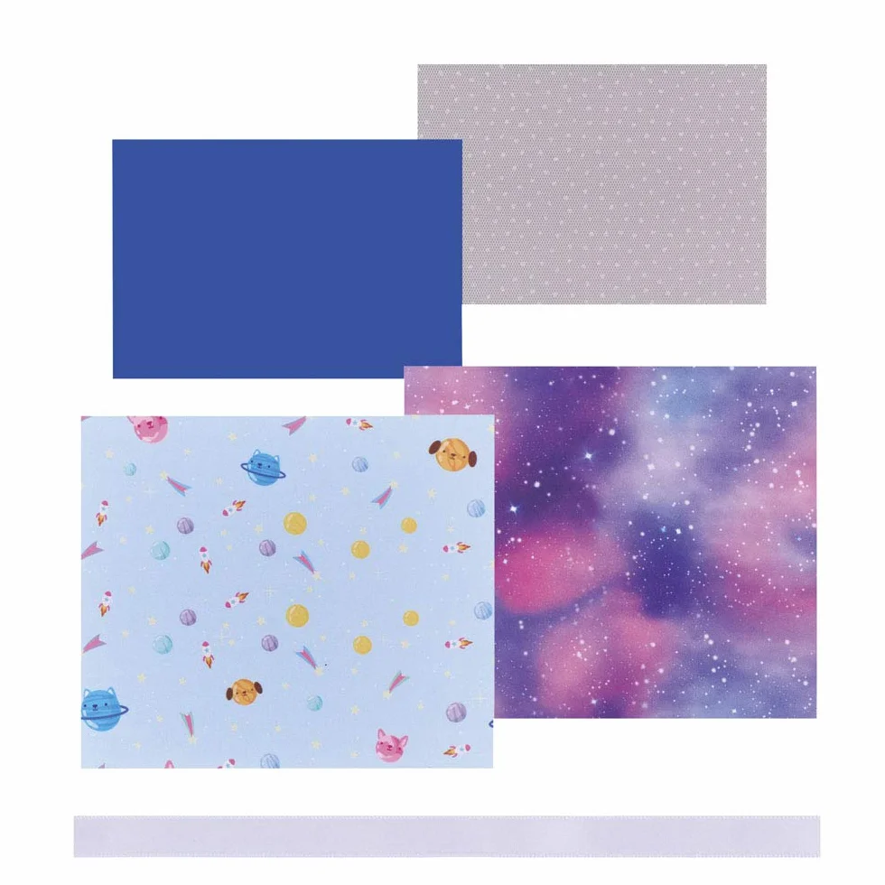 Bandai Harumika 40432 zestaw designerski Deluxe – motyw Cosmic Kawaii – zestaw do majsterkowania – stwórz własną modę bez igły i nici