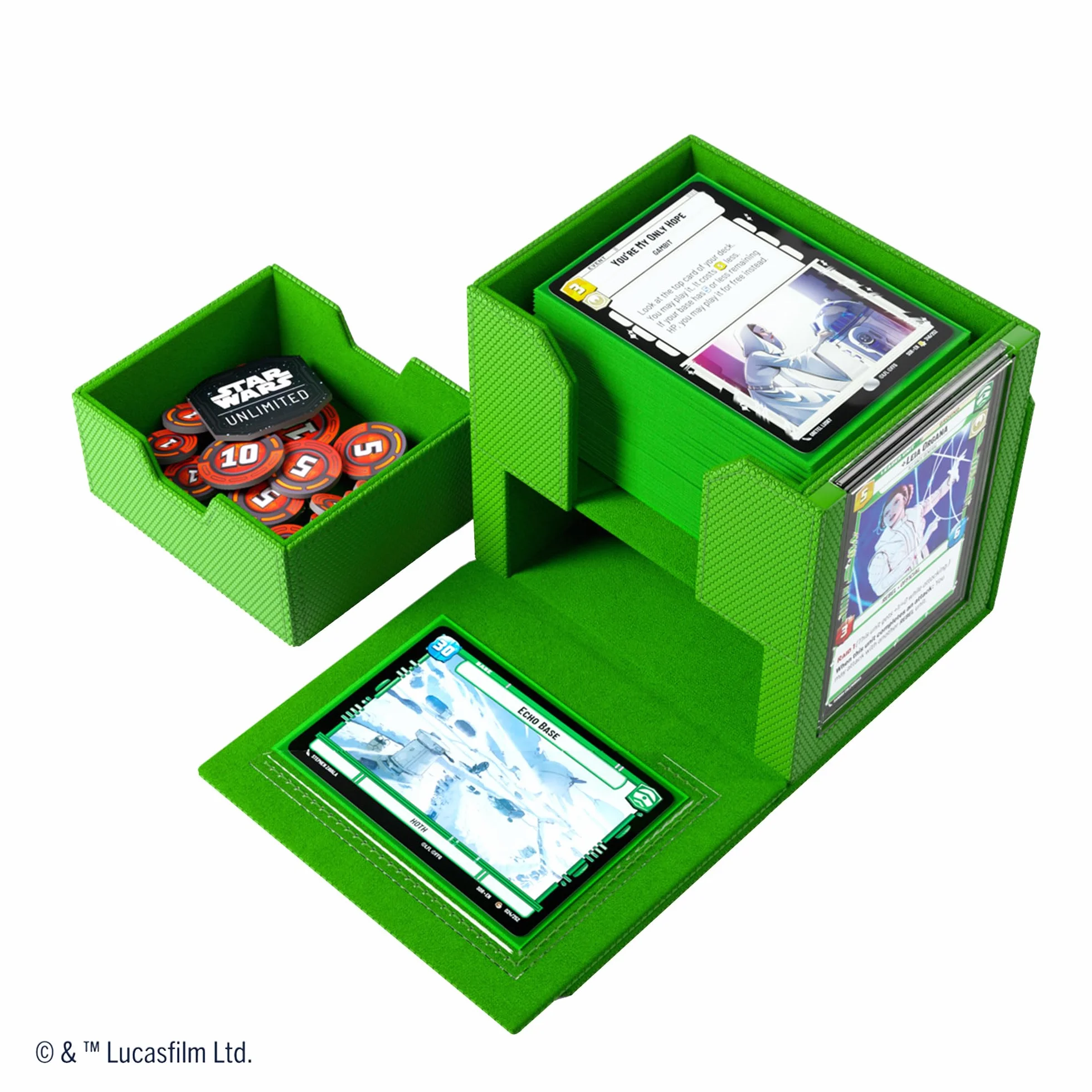 Gamegenic Star Wars: Unlimited Deck Pod Green