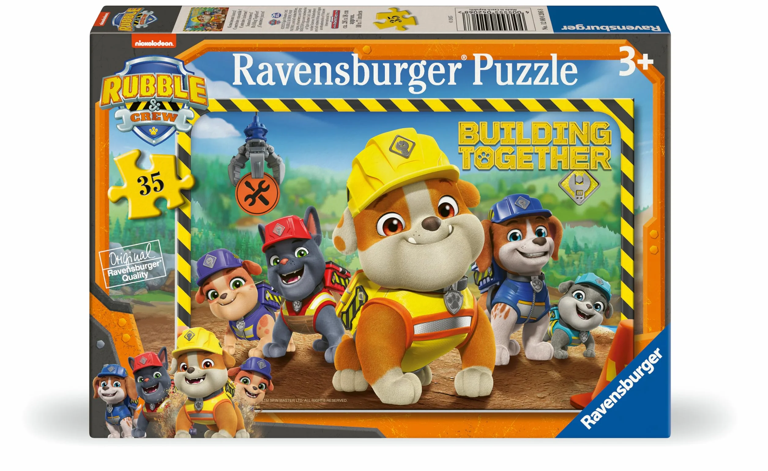 Ravensburger Puzzle Rubble & Crew 35 elementów 26,5x18 cm dla dzieci 3 lata