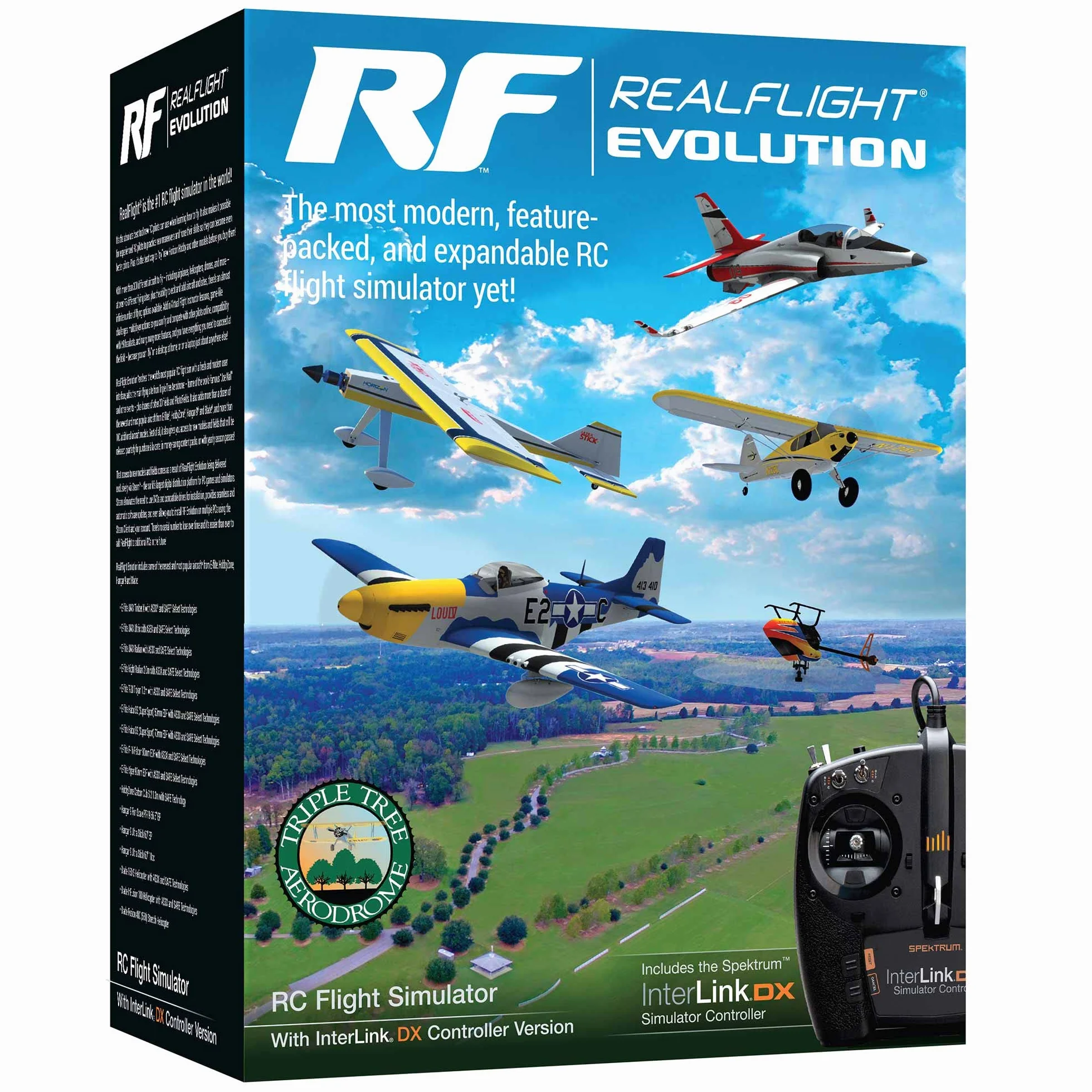 REALFLIGHT Evolution RC Flight Simulator z kontrolerem Interlink DX