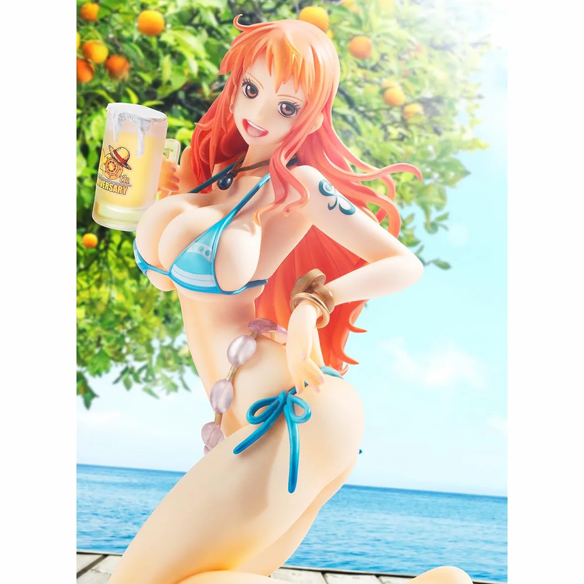 Megahouse - One Piece - Nami (ver. BB_SP 20th Anniversary) -Limited Edition-, Portrait of Pirates Collectible Figure