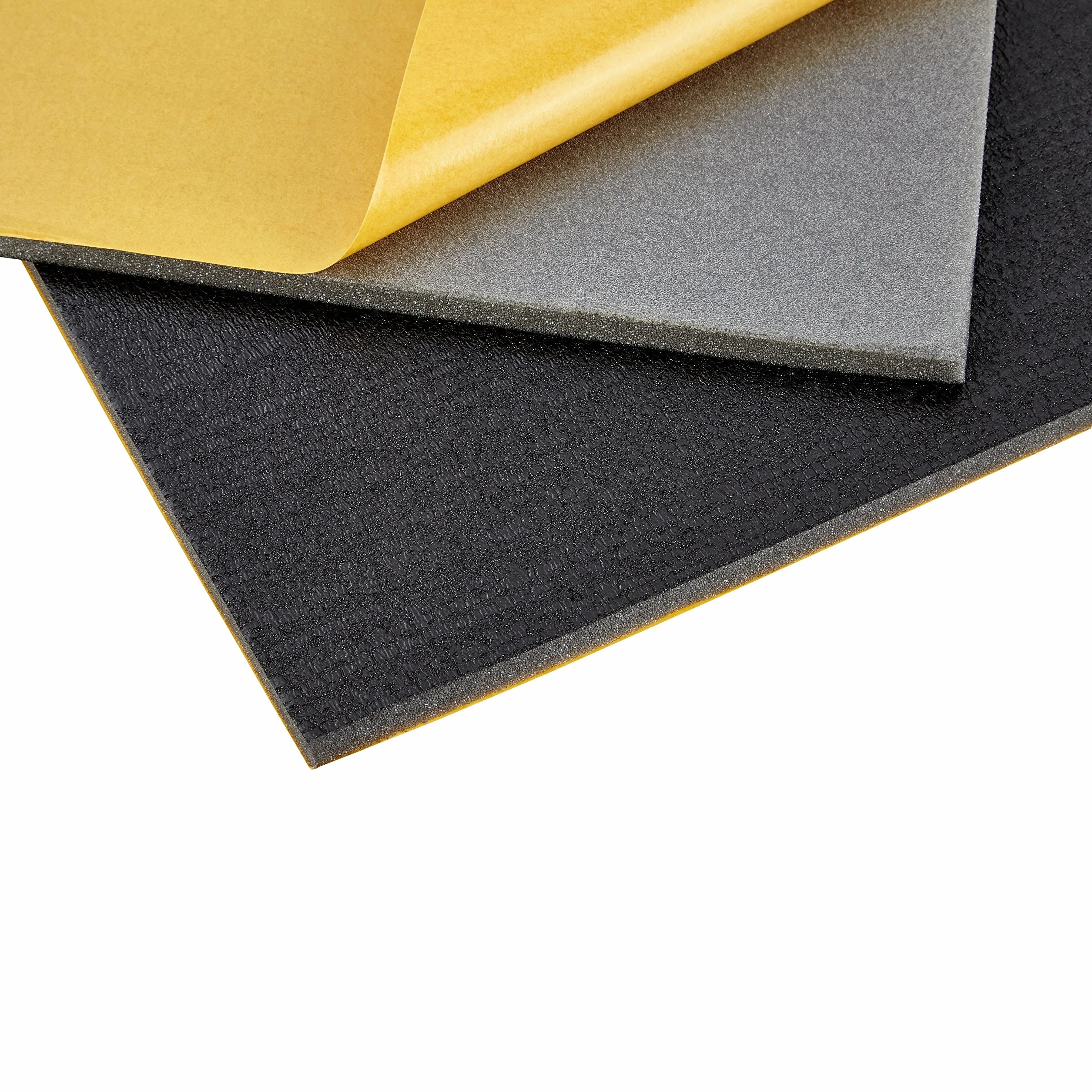 DSM Mata izolacyjna z pianki, samoprzylepna, w różnych rozmiarach (500 x 500 x 10 mm), czarna