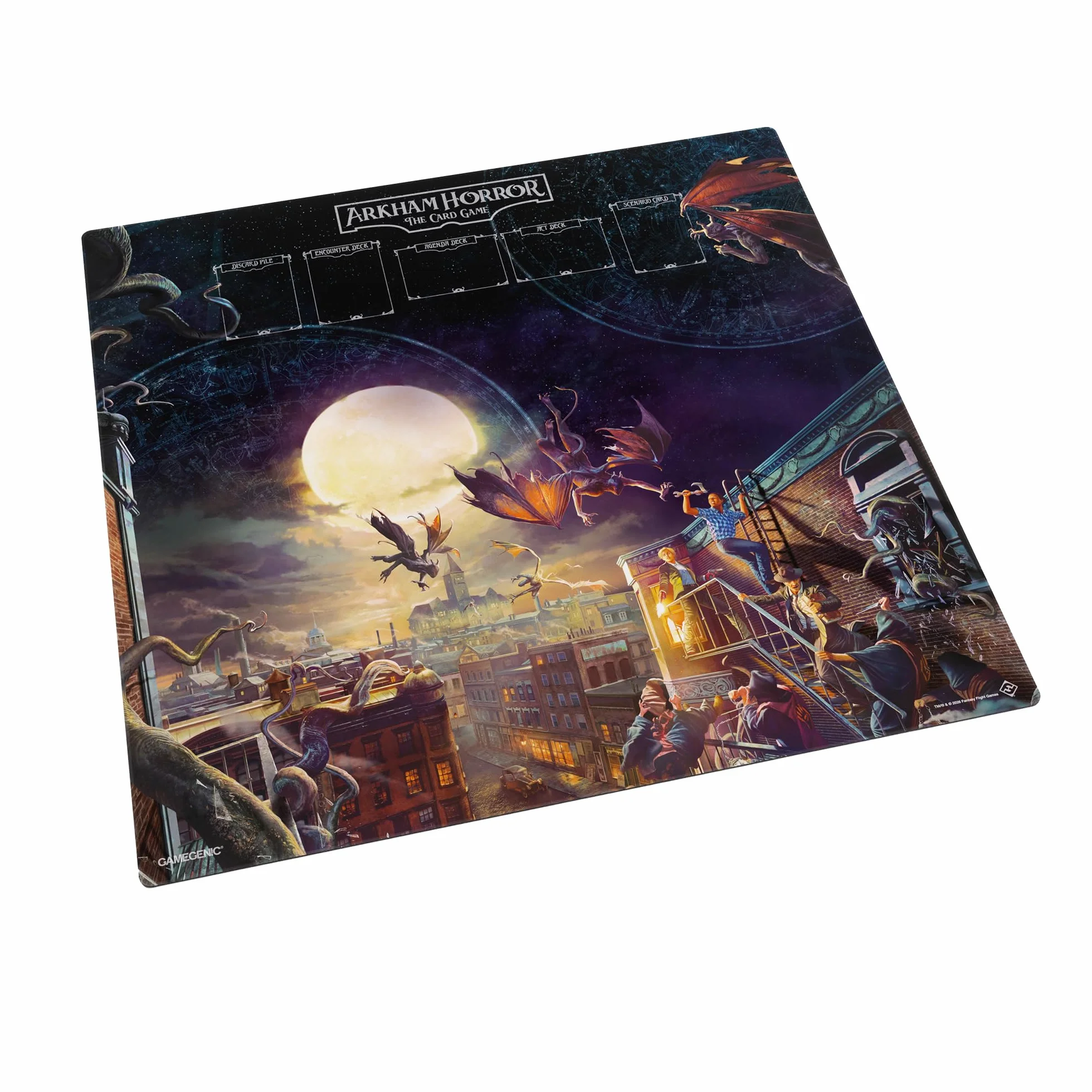Gamegenic - Arkham Horror: mata do gry w centrum gier 70 x 70 cm
