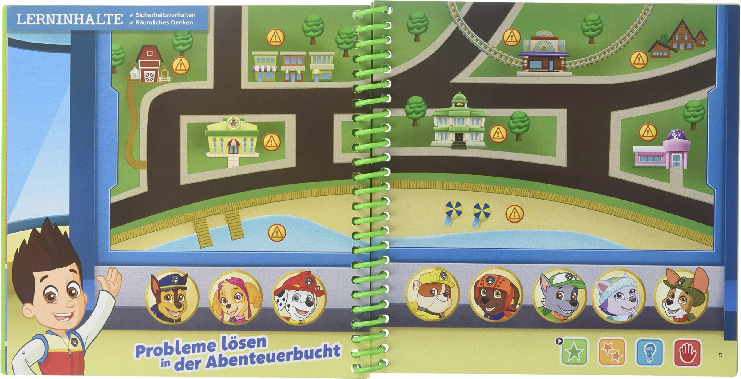 VTech MagiBook książka do nauki poziom 2 PAW Patrol wycieczka wyjazdowa wielokolorowa