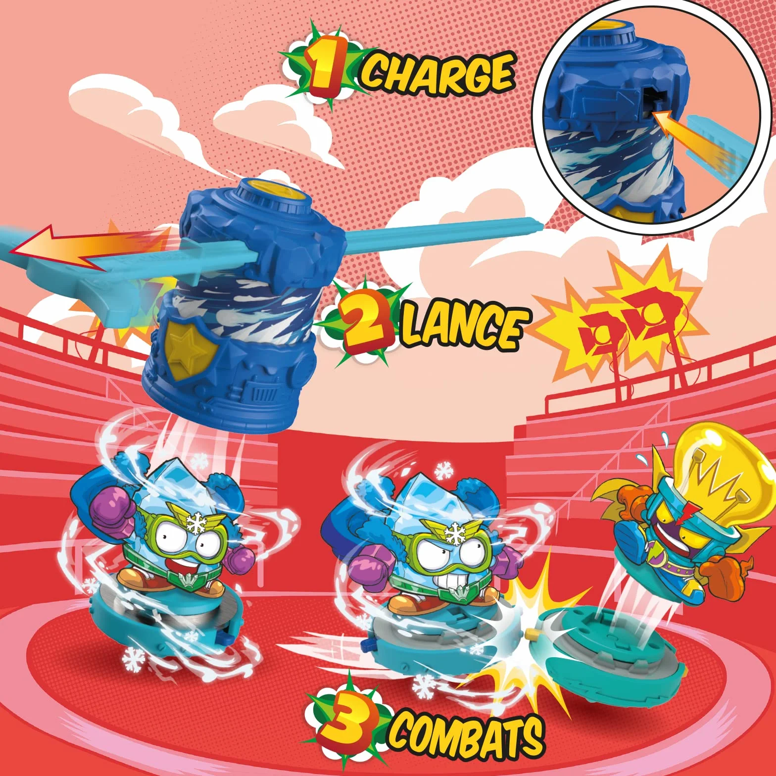 SUPERTHINGS RIVALS OF KABOOM Battle Spinners Jungle Raider 1 Spinner 1 SuperThing Exclusive
