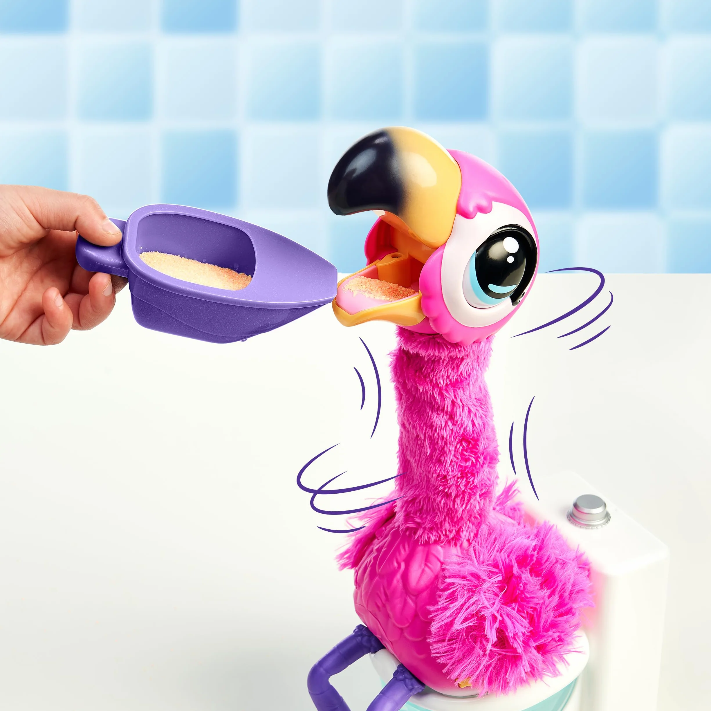 Little Live Pets - Gotta Go Pink Flaming - interaktywna i elektroniczna zabawka, 4+.
