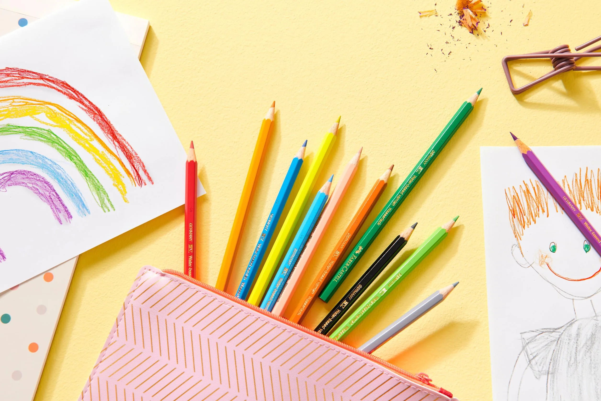 FABER-CASTELL 120148 – zestaw kredek Castle, 48 sztuk, sześciokątne, odporne na łamanie, dla dzieci i dorosłych