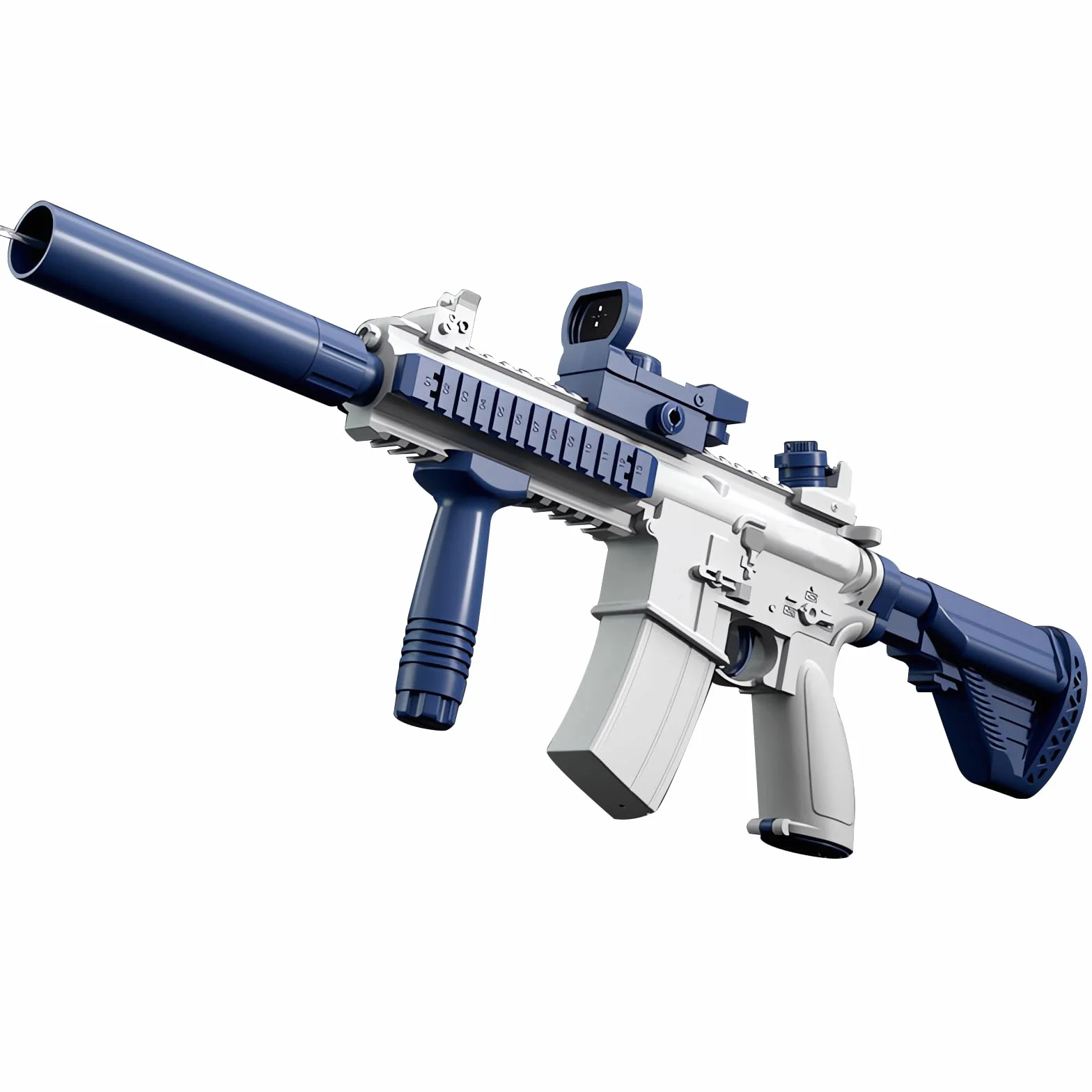 Elektryczny Pistolet na Wodę 2 w 1 dla Dorosłych i Dzieci - 500 ml, Duży Zewnętrzny Automatyczny na Lato, Basen, Imprezę