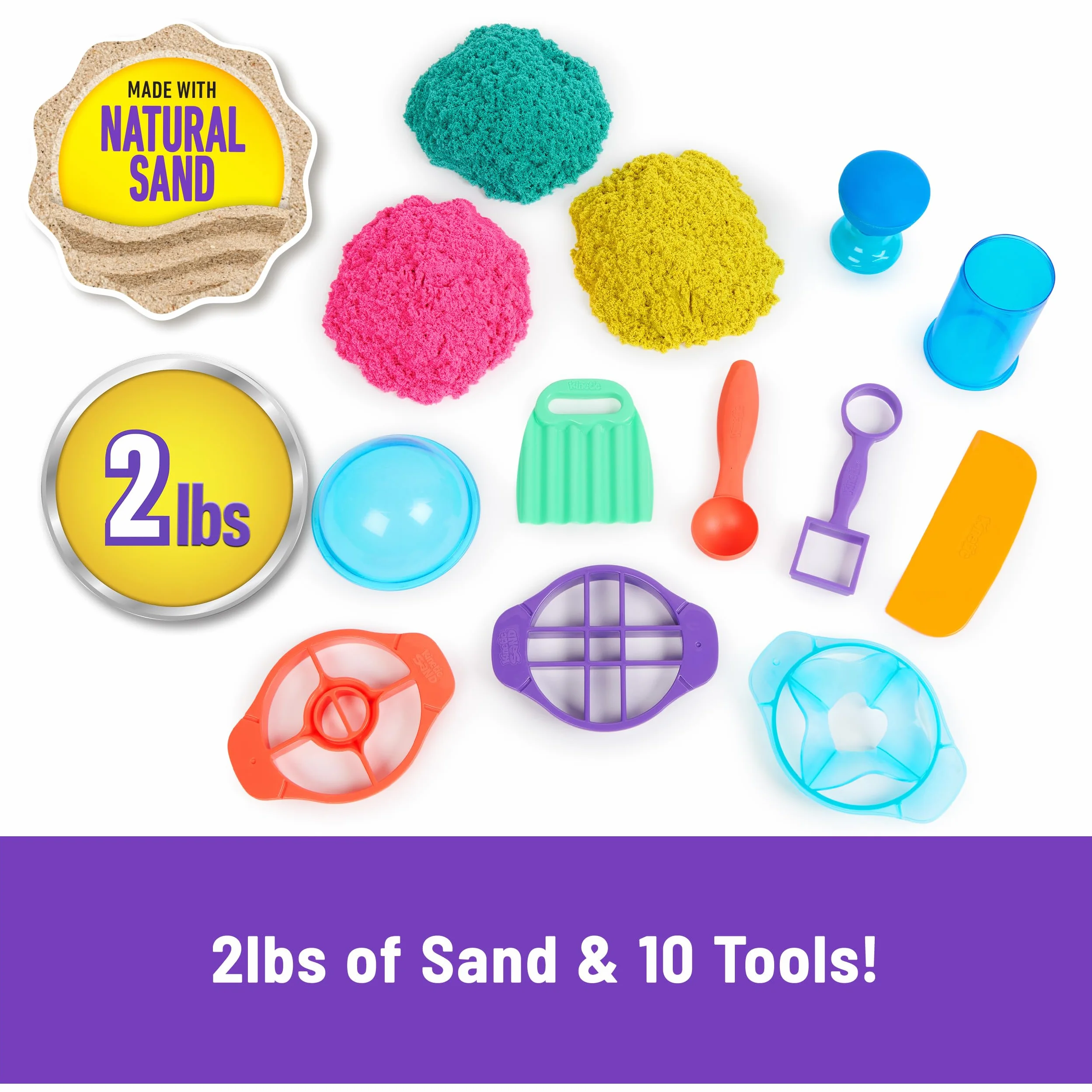 Kinetic Sand - satysfakcjonujący zestaw