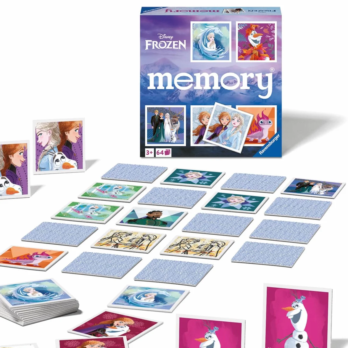 Ravensburger Disney Frozen Memory Game Matching Picture Snap Pairs for Kids Age 3 Years Up Educational Toddler Toy