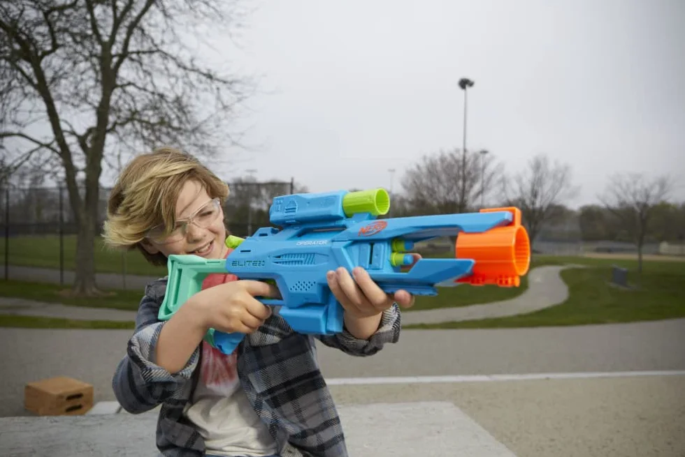 Nerf Elite 2.0 Zestaw taktyczny | 3 Wyrzutnie: Operator BD-2, Trio TD-3, mały blaster Ace SD-1, i 20 strzałek piankowych | Zabawka i pomysł na prezent dla dzieci od 8 lat | Zabawki outdoorowe