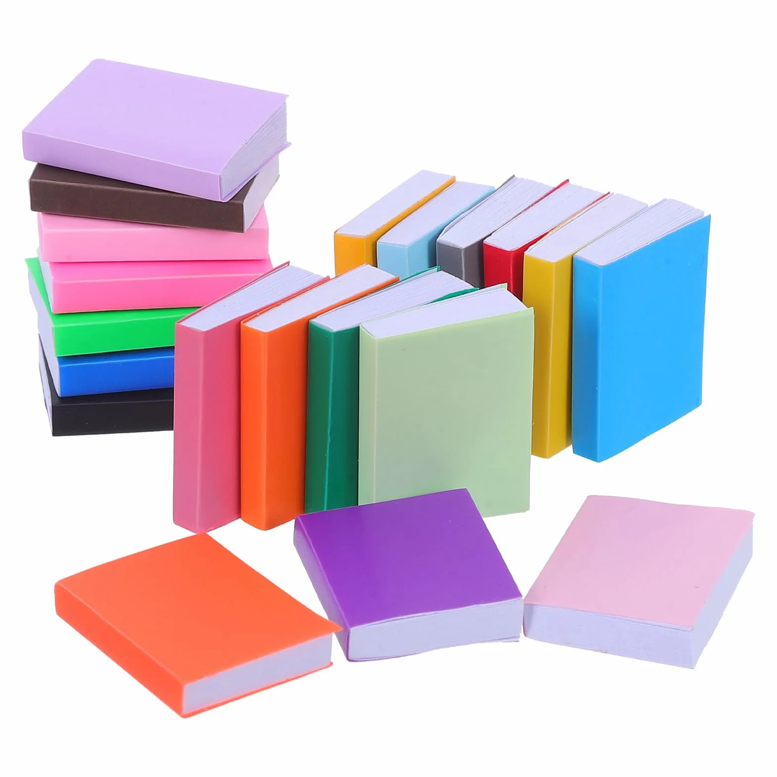 Miniaturowe książeczki do domku dla lalek 40 szt. miniaturowe puste zeszyty biblioteczne DIY