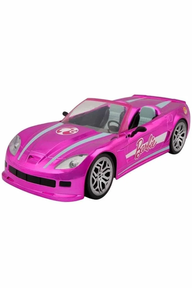 Mondo Motors – Mattel Barbie Dream Car Cabrio Glamour – samochód RC dla dzieci Barbie – dwuosobowy – realistyczne detale – różowy