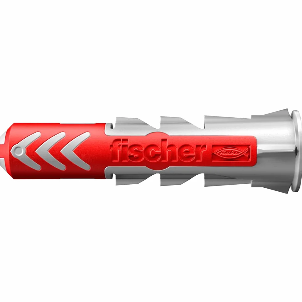 fischer 541109 Skrzynka na kołki i śruby, Czerwony i Szary