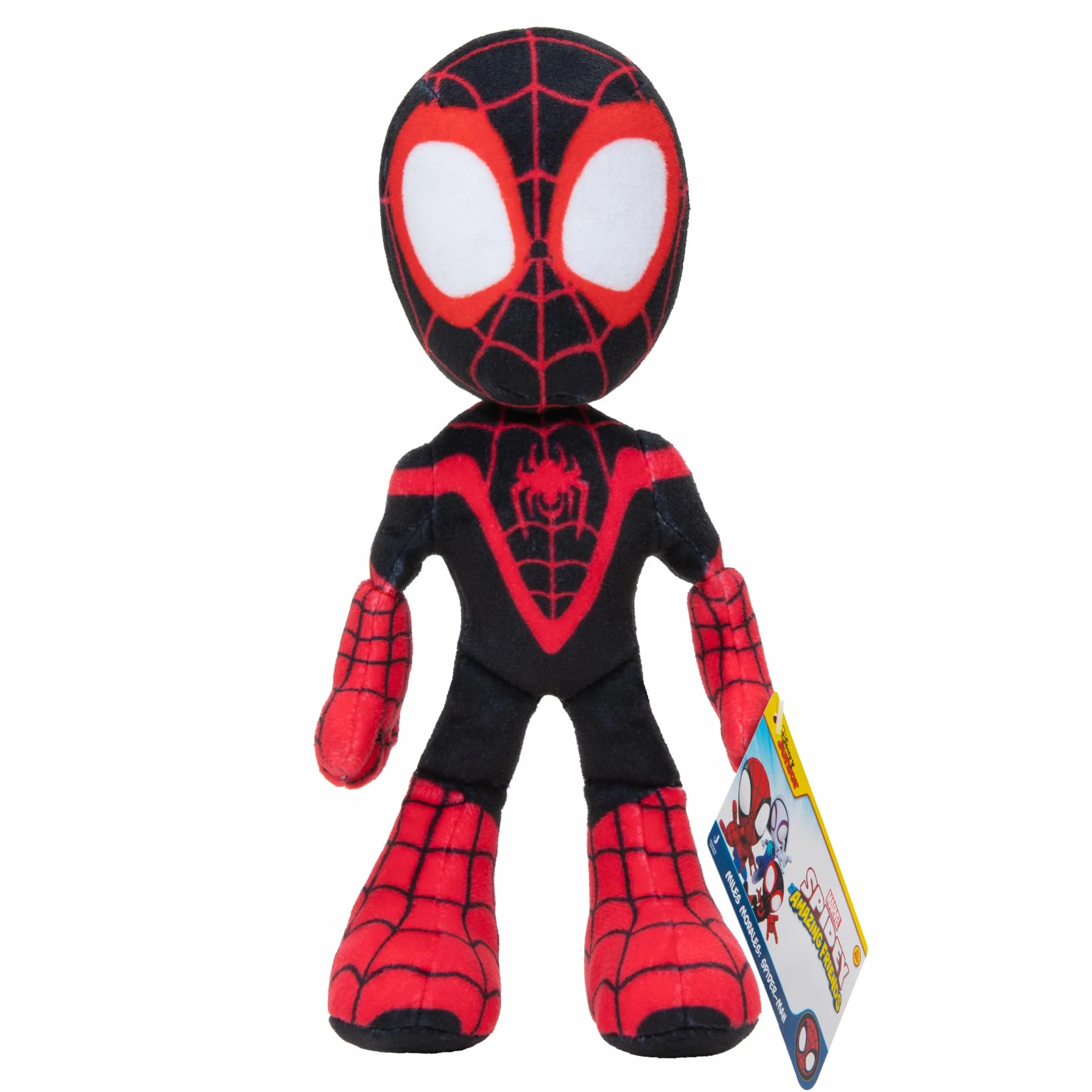 Marvel's Spidey and his Amazing Friends 20 cm Little Plush Miles Morales Spider-Man Kids Ages 3 and Up