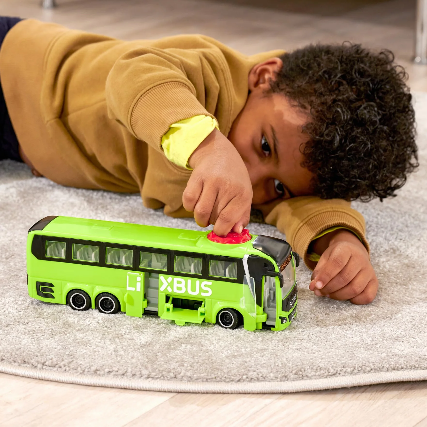 Dickie CITY MAN Flixbus autobus z otwieranymi elementami 26,5 cm