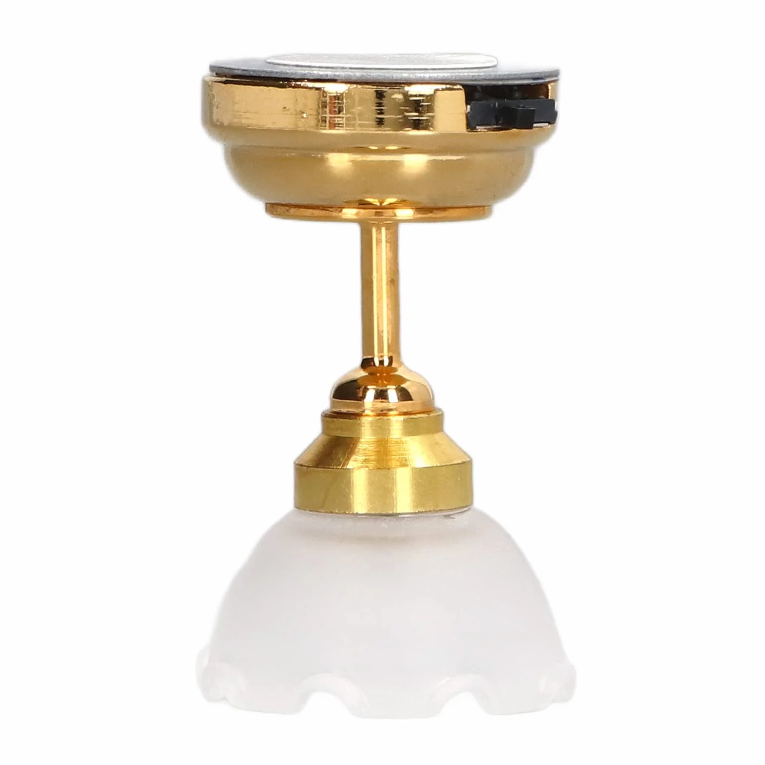 Miniaturowa Lampa Sufitow, Lampa do Domku dla Lalek z Oświetleniem LED, Oświetlenie do Domku dla Lalek na Baterie, Zestaw do Samodzielnego Montażu Miniaturowego Domku dla Lalek