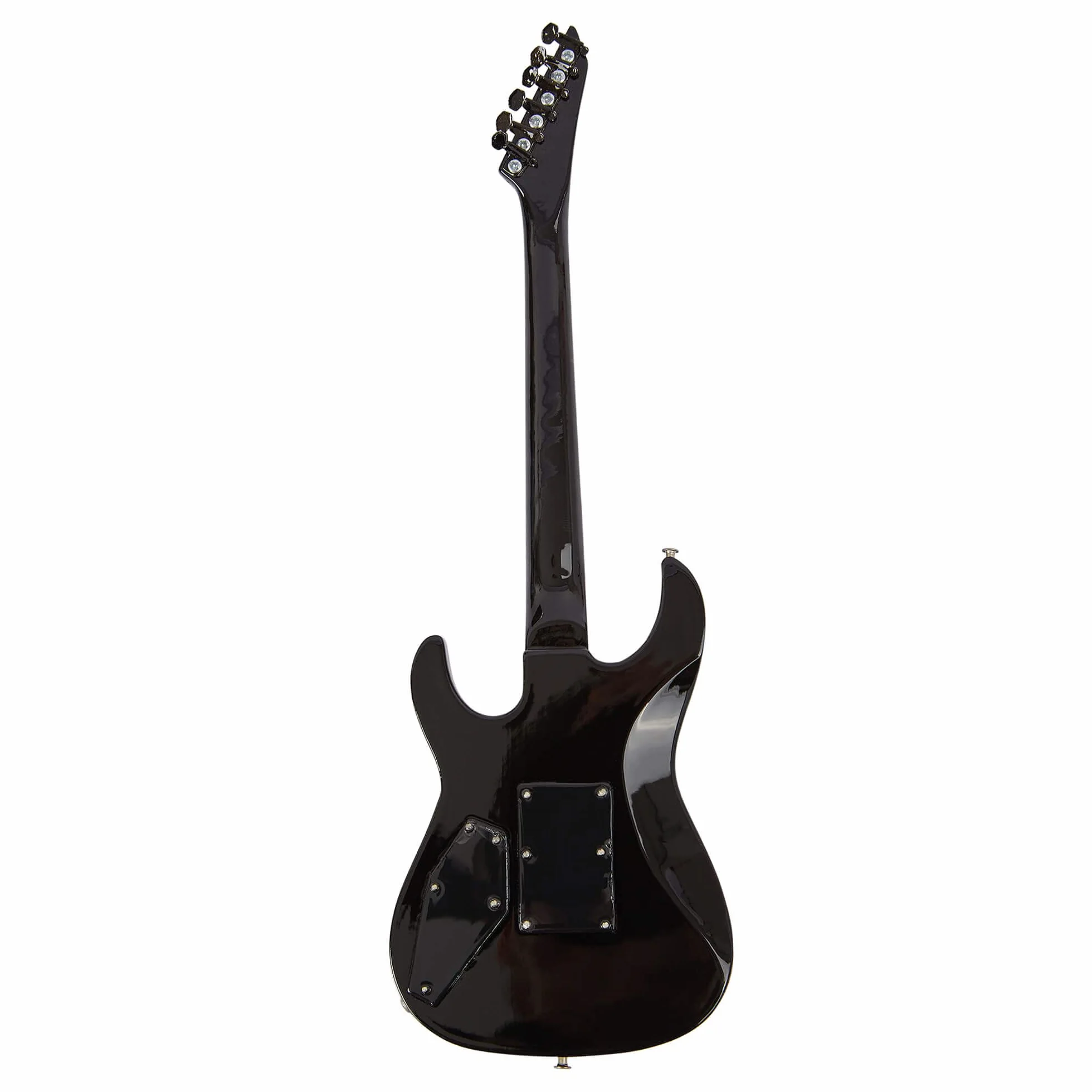 Axman Kirk Hammett Miniaturowa replika gitary - Prezenty muzyczne - Ręcznie robiona ozdobna skala 1/4 - Pudełko prezentacyjne, plakietka z imieniem i miniaturowy uchwyt na gitarę w zestawie